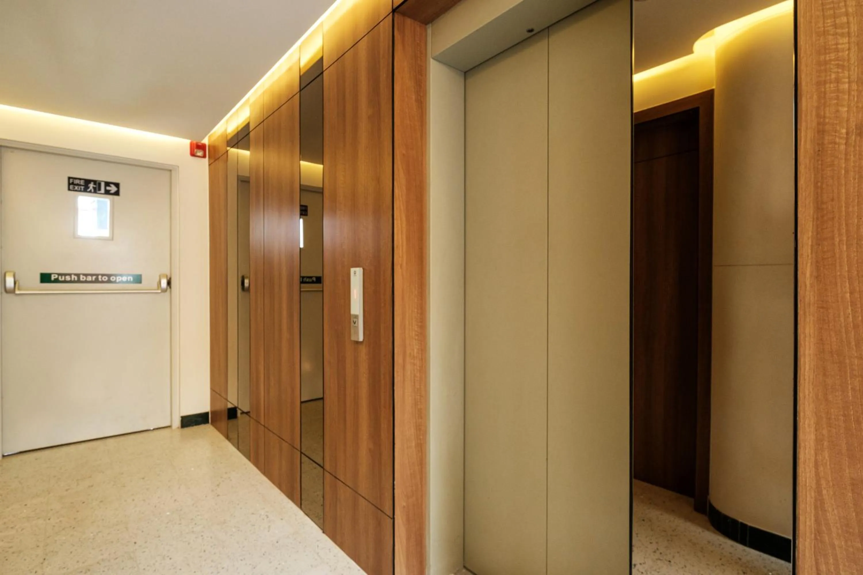 elevator in Indie Stays Jaipur