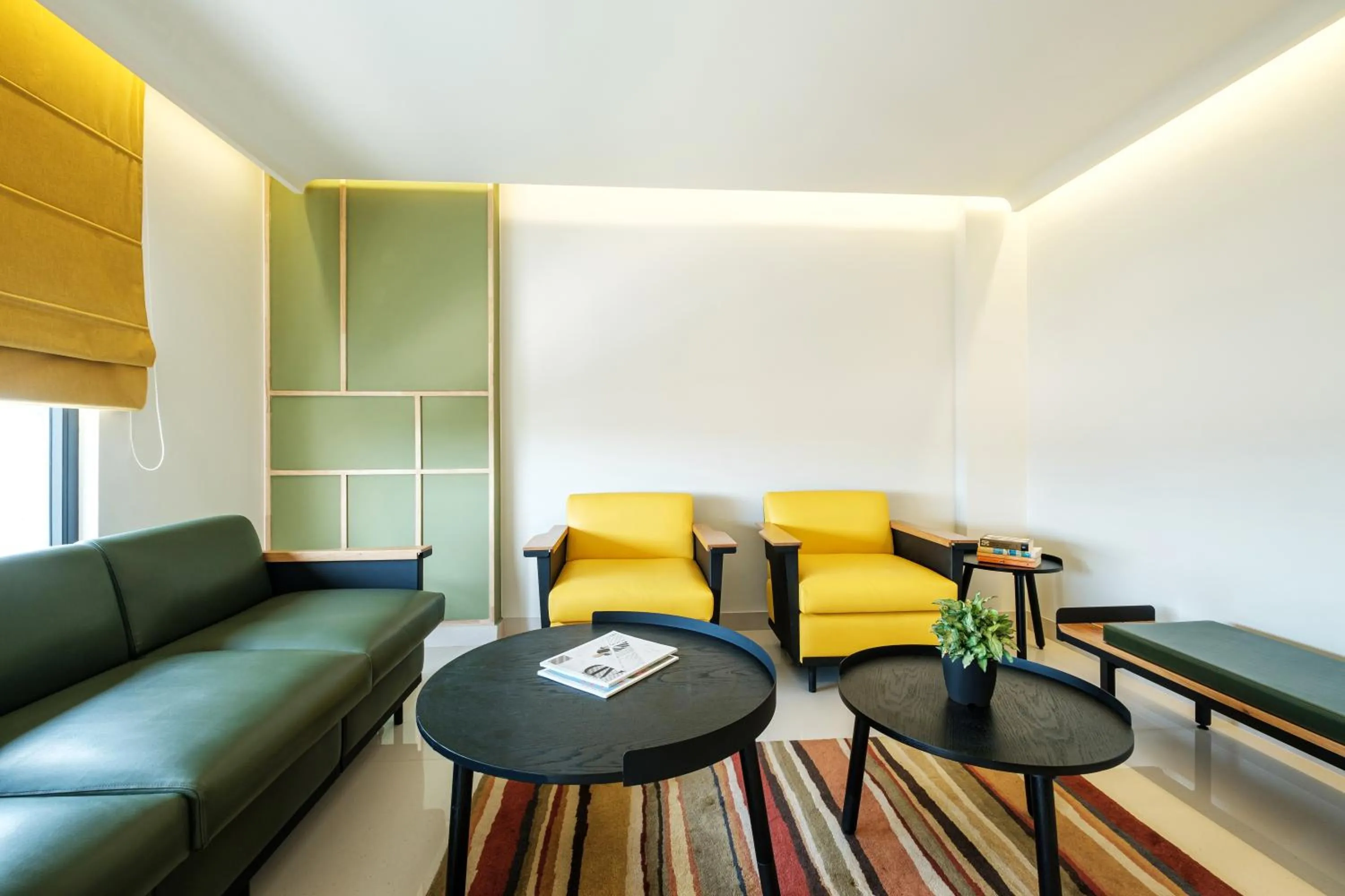 Living room in Indie Stays Jaipur