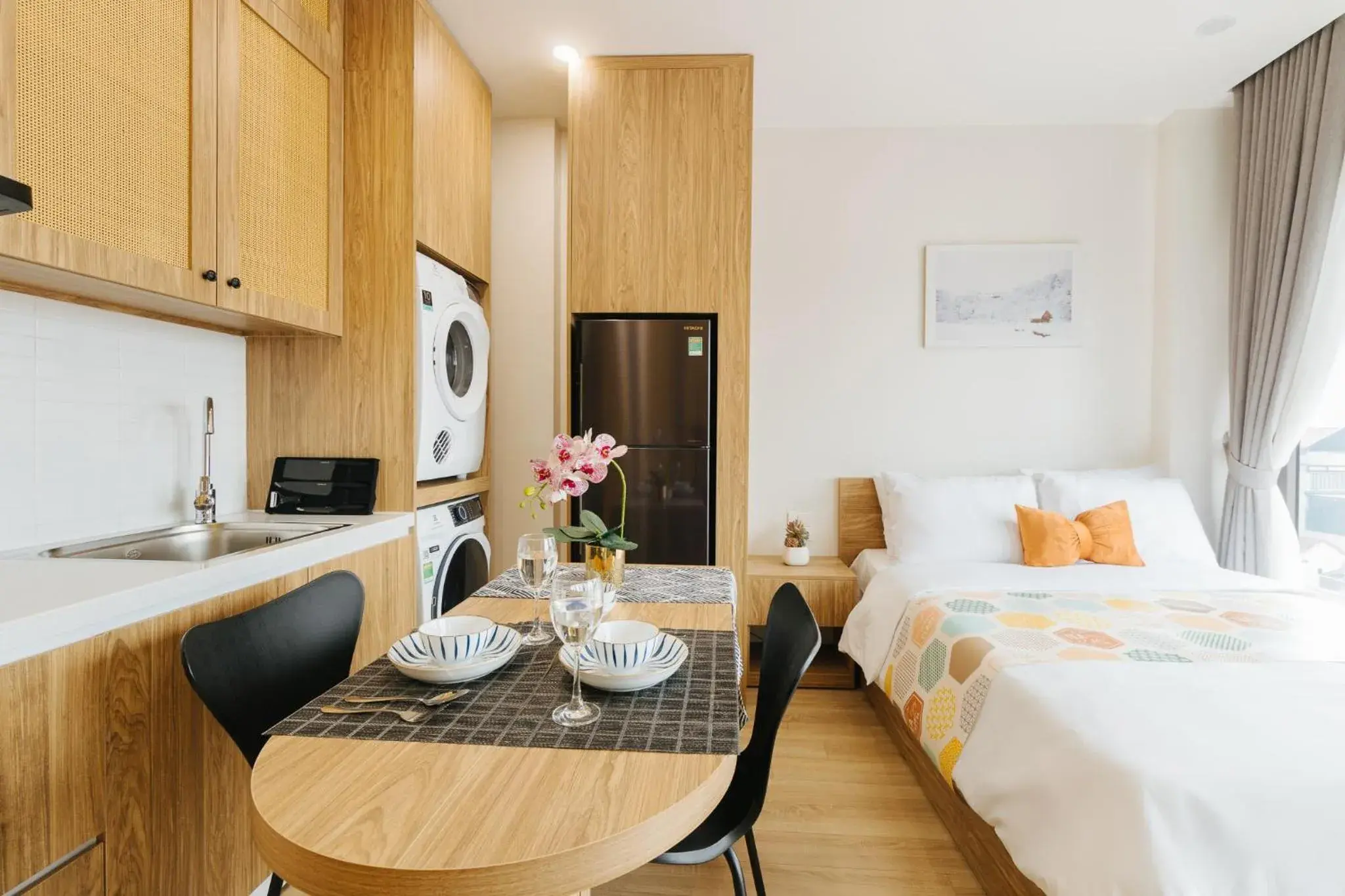 kitchen, Bed in Myrcella Urban Studio kitchen, Bed in Myrcella Urban Studio