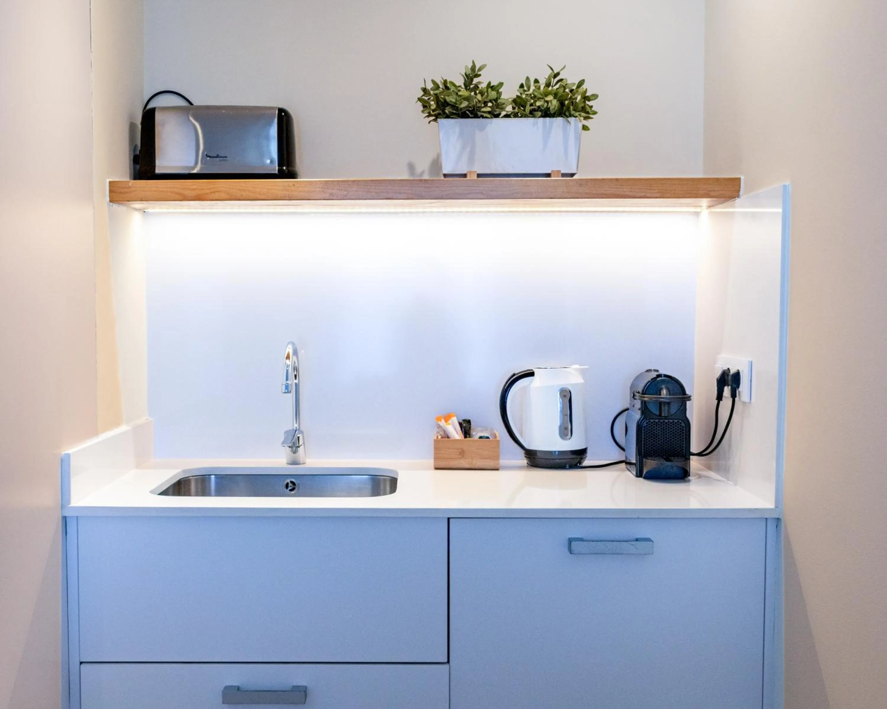 Kitchen or kitchenette in Factory Apartments Barcelona