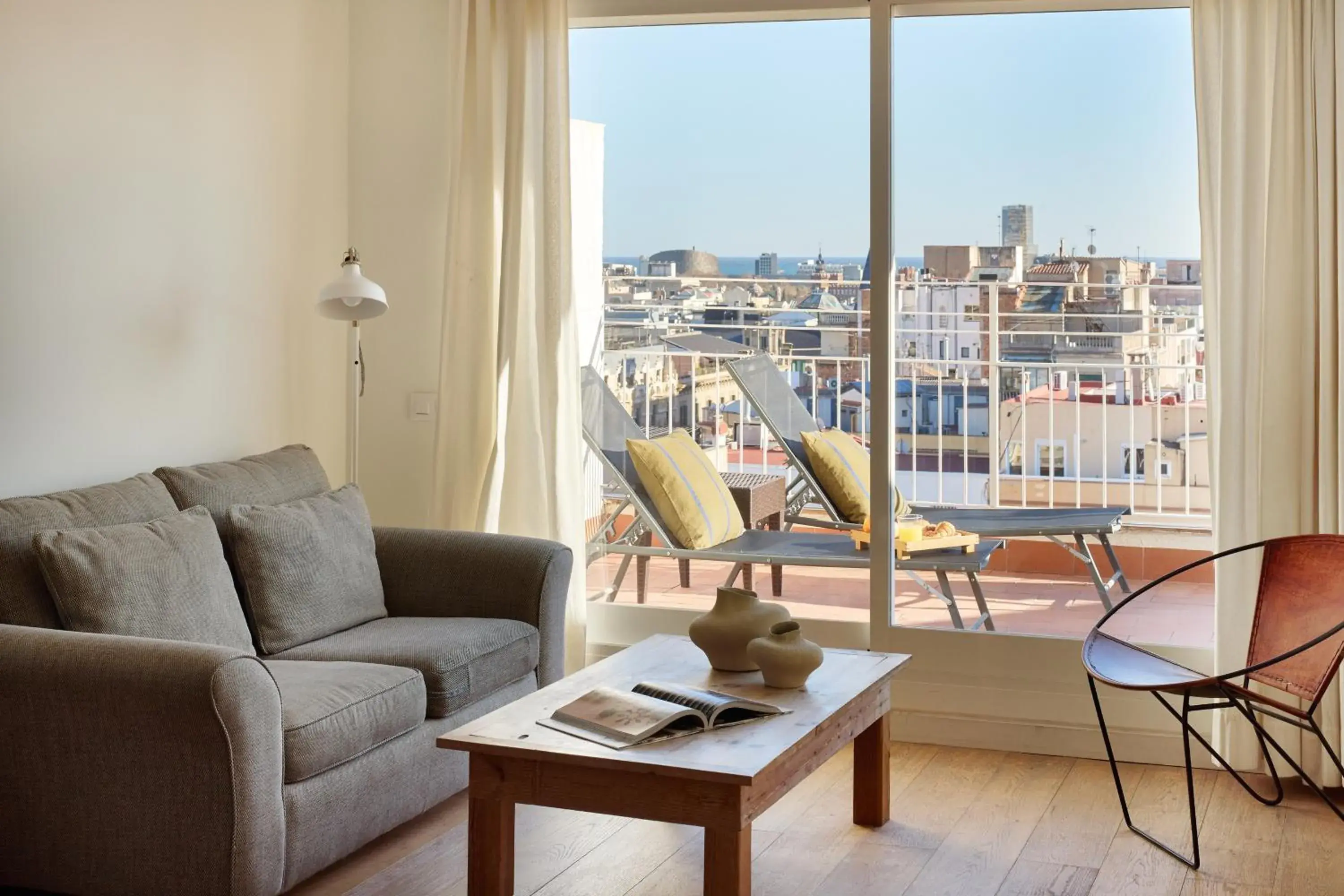 City view in Factory Apartments Barcelona City view in Factory Apartments Barcelona