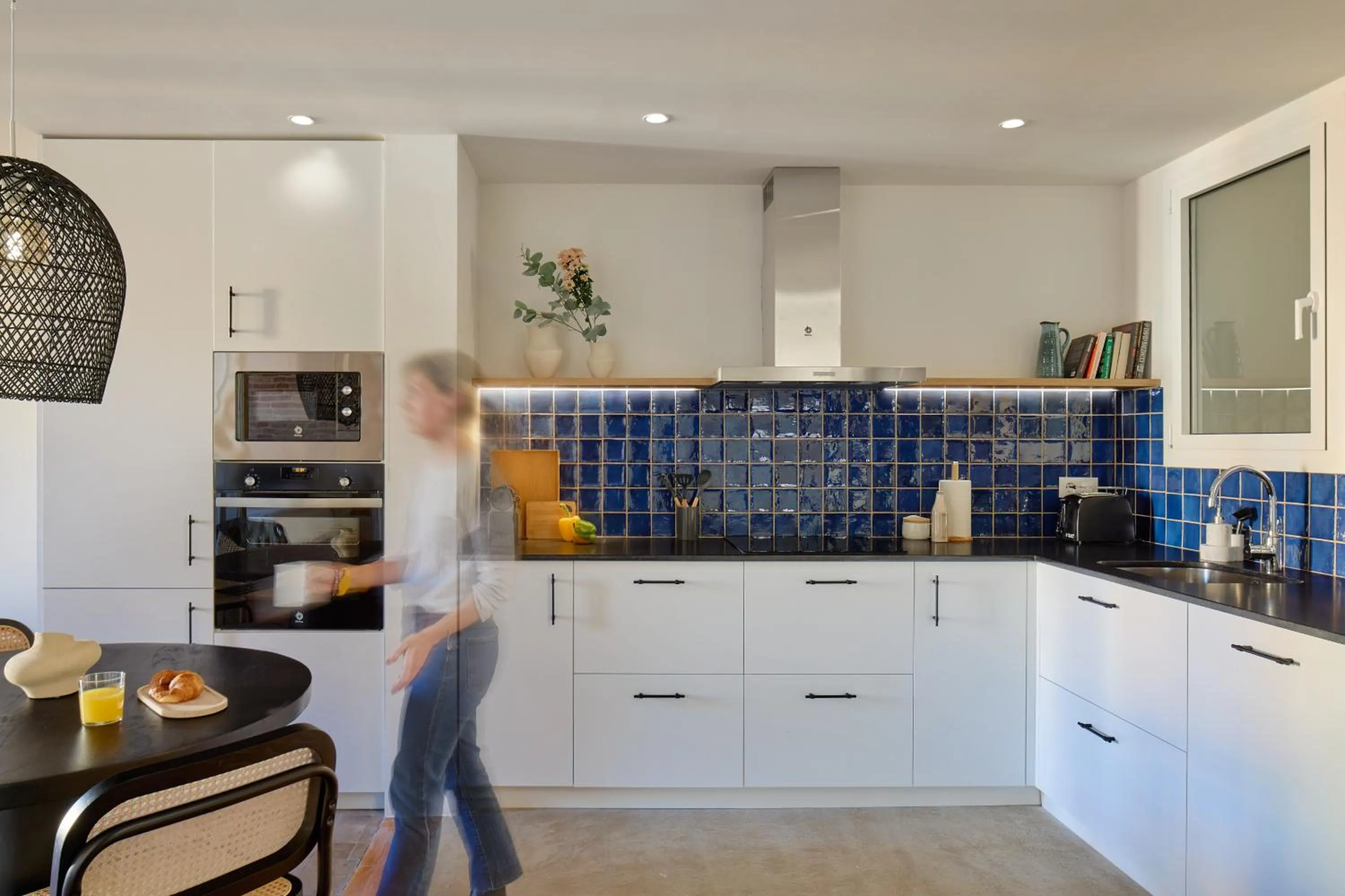 Kitchen or kitchenette in Factory Apartments Barcelona