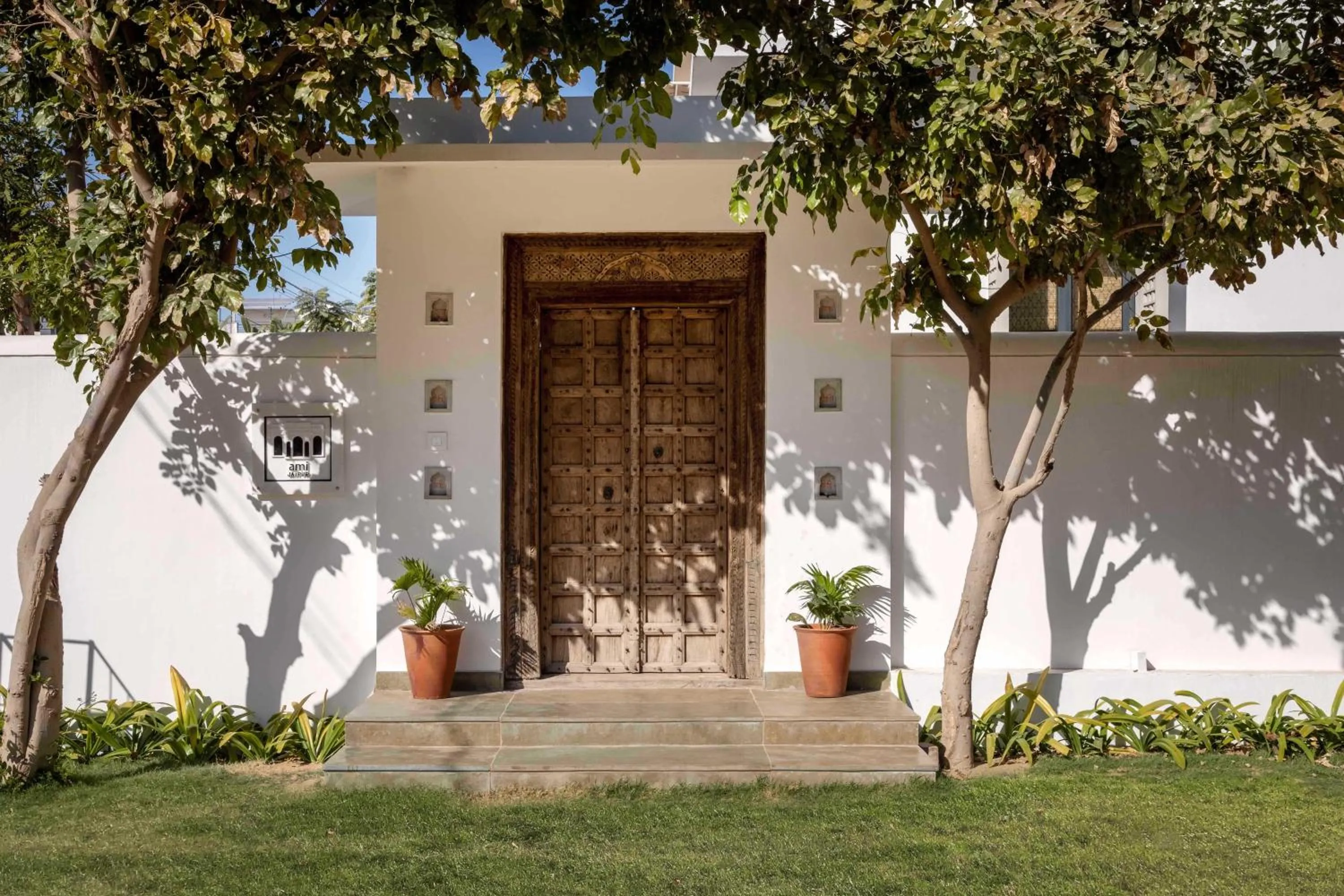 Facade/entrance in DanCenter by CheckIn House of Jasol Jaipur