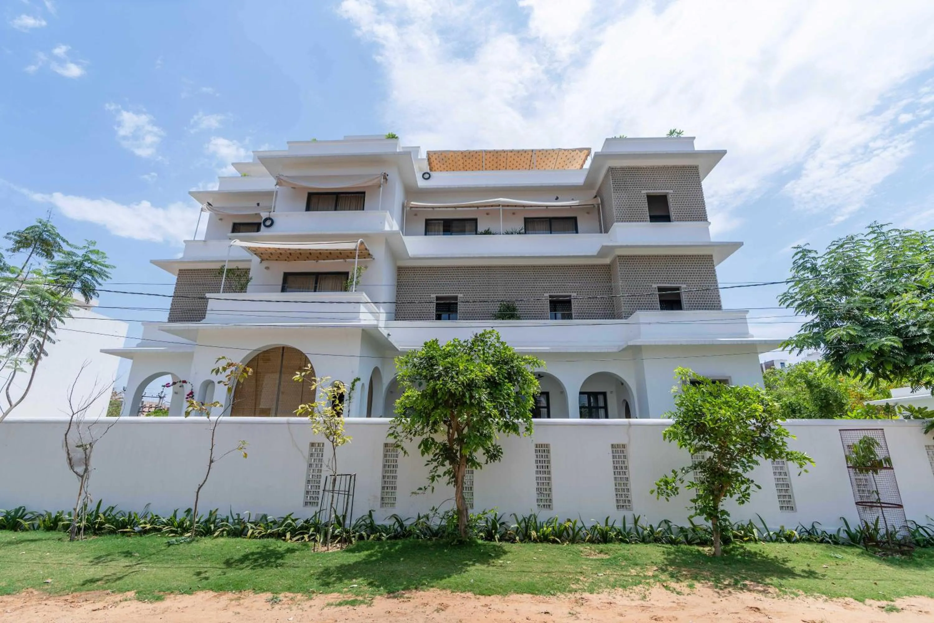 Facade/entrance in DanCenter by CheckIn House of Jasol Jaipur