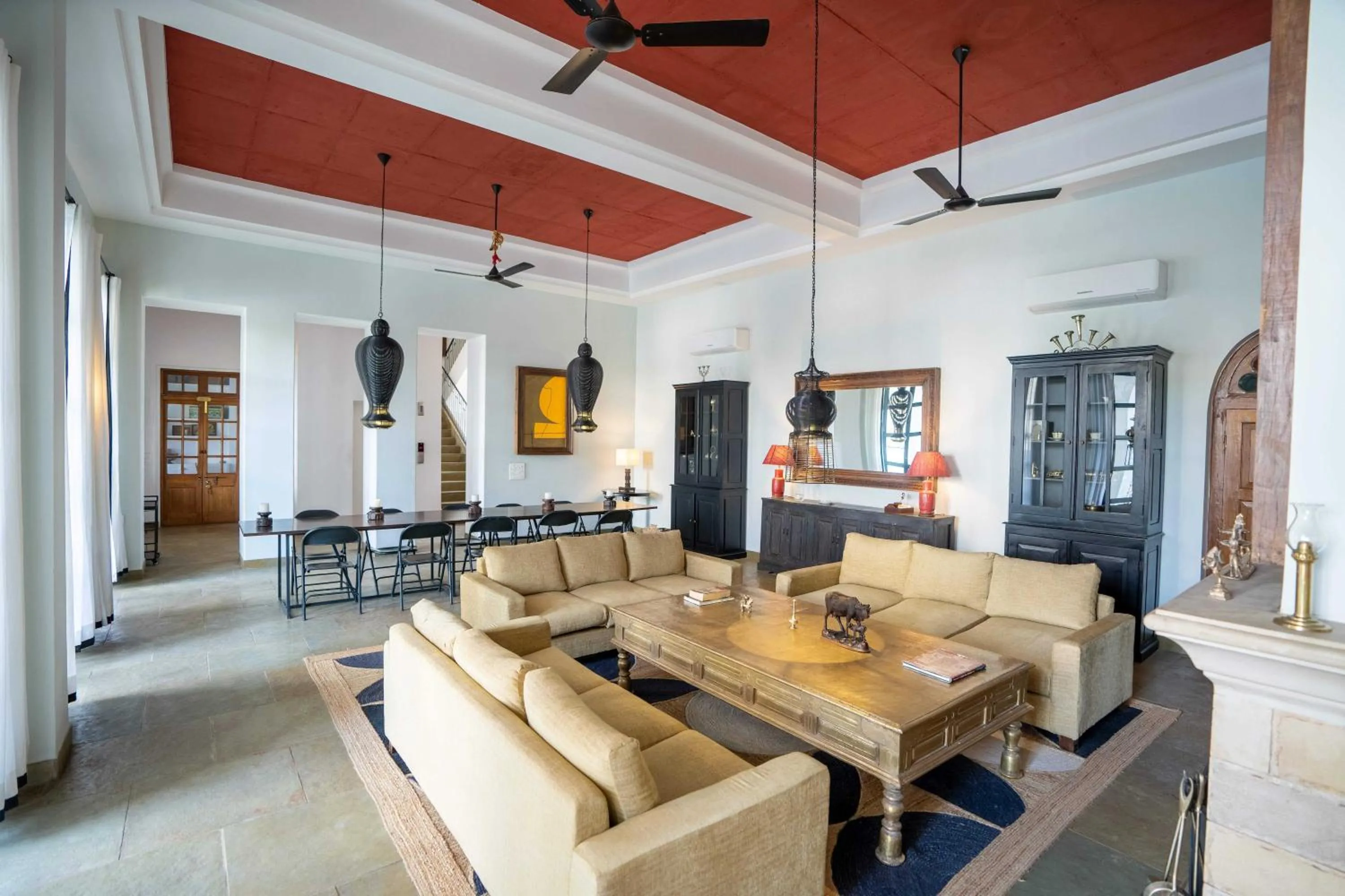 Living room in DanCenter by CheckIn House of Jasol Jaipur