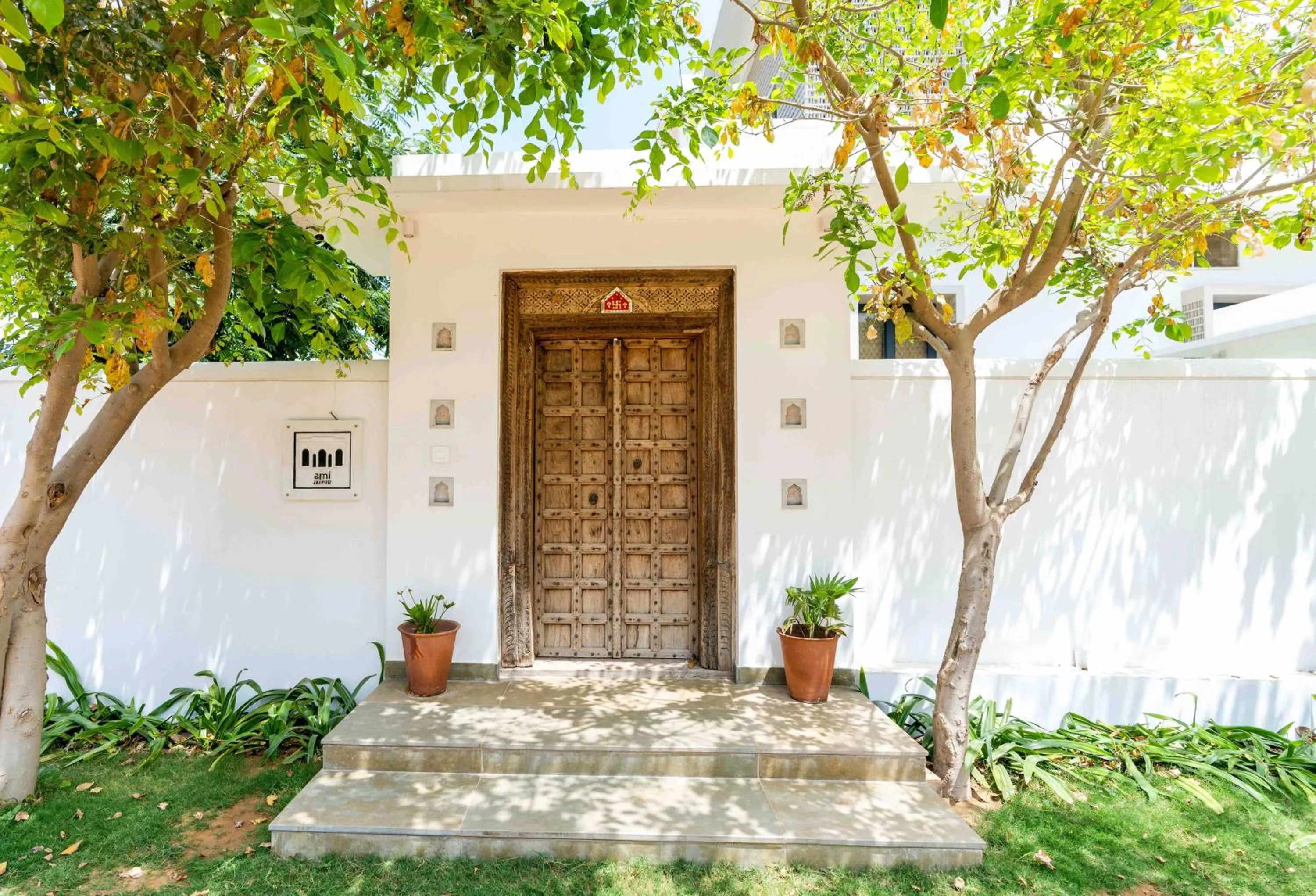 Facade/entrance in DanCenter by CheckIn House of Jasol Jaipur