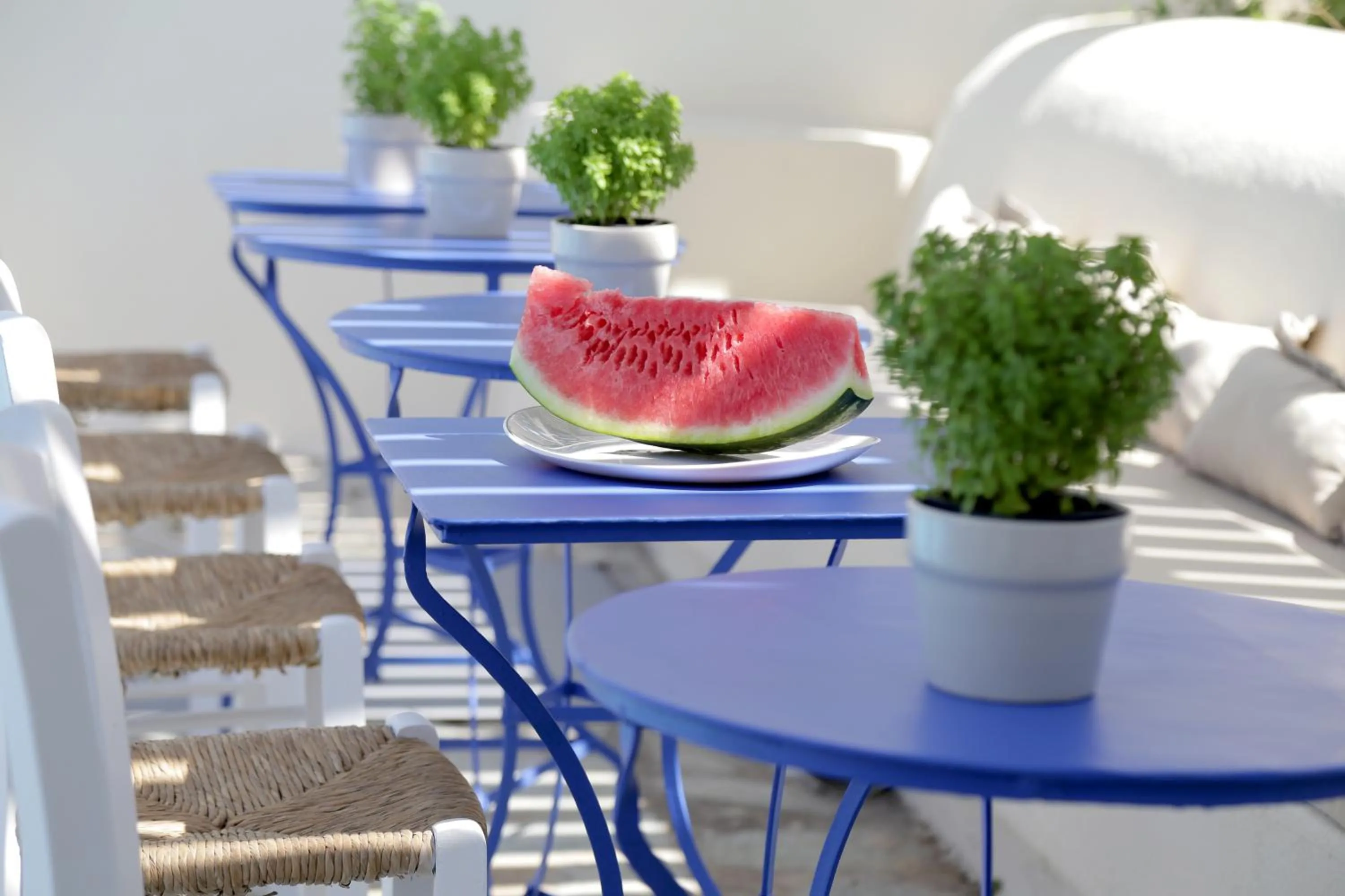 Balcony/Terrace in Skopelos Village Hotel