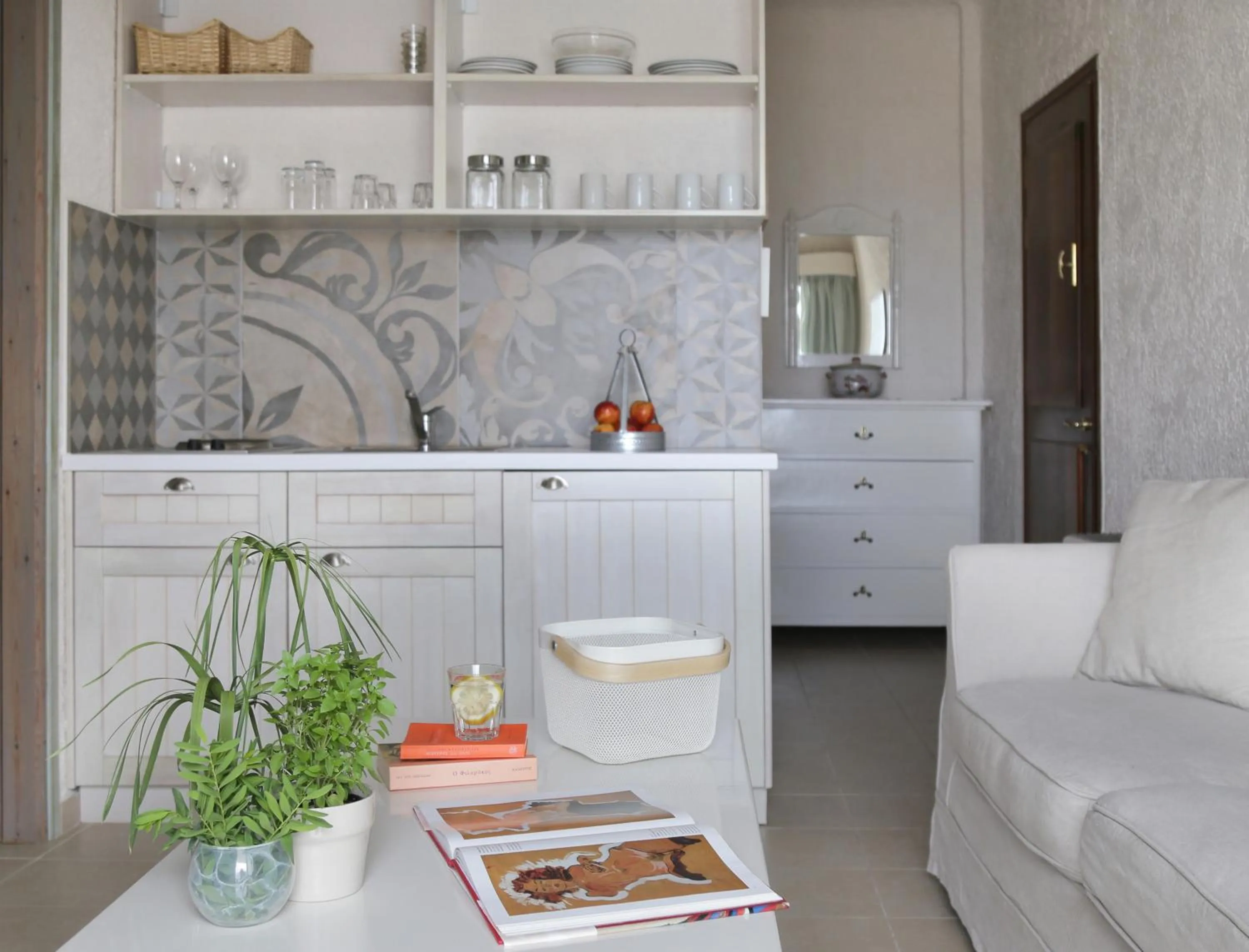 Living room in Skopelos Village Hotel