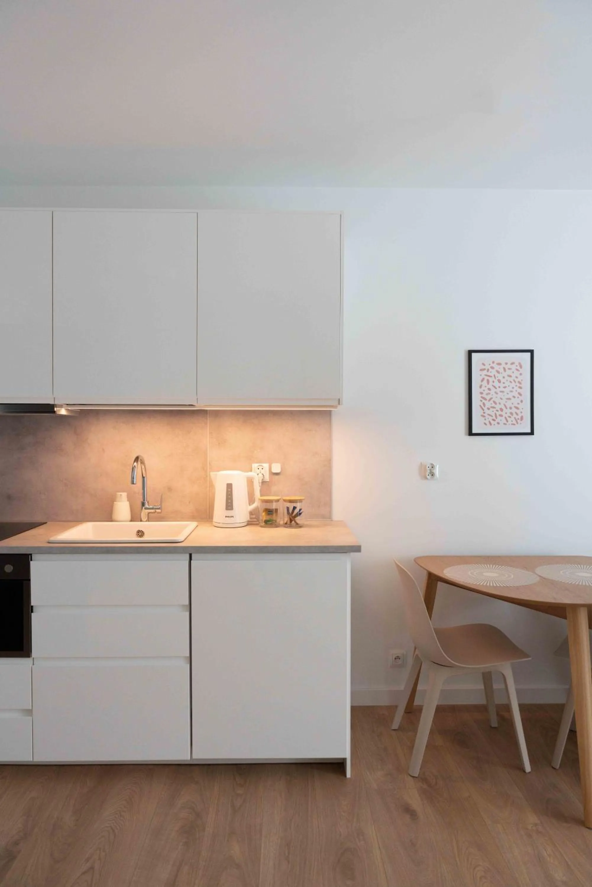 Kitchen or kitchenette in Aparthotel Weissa 7