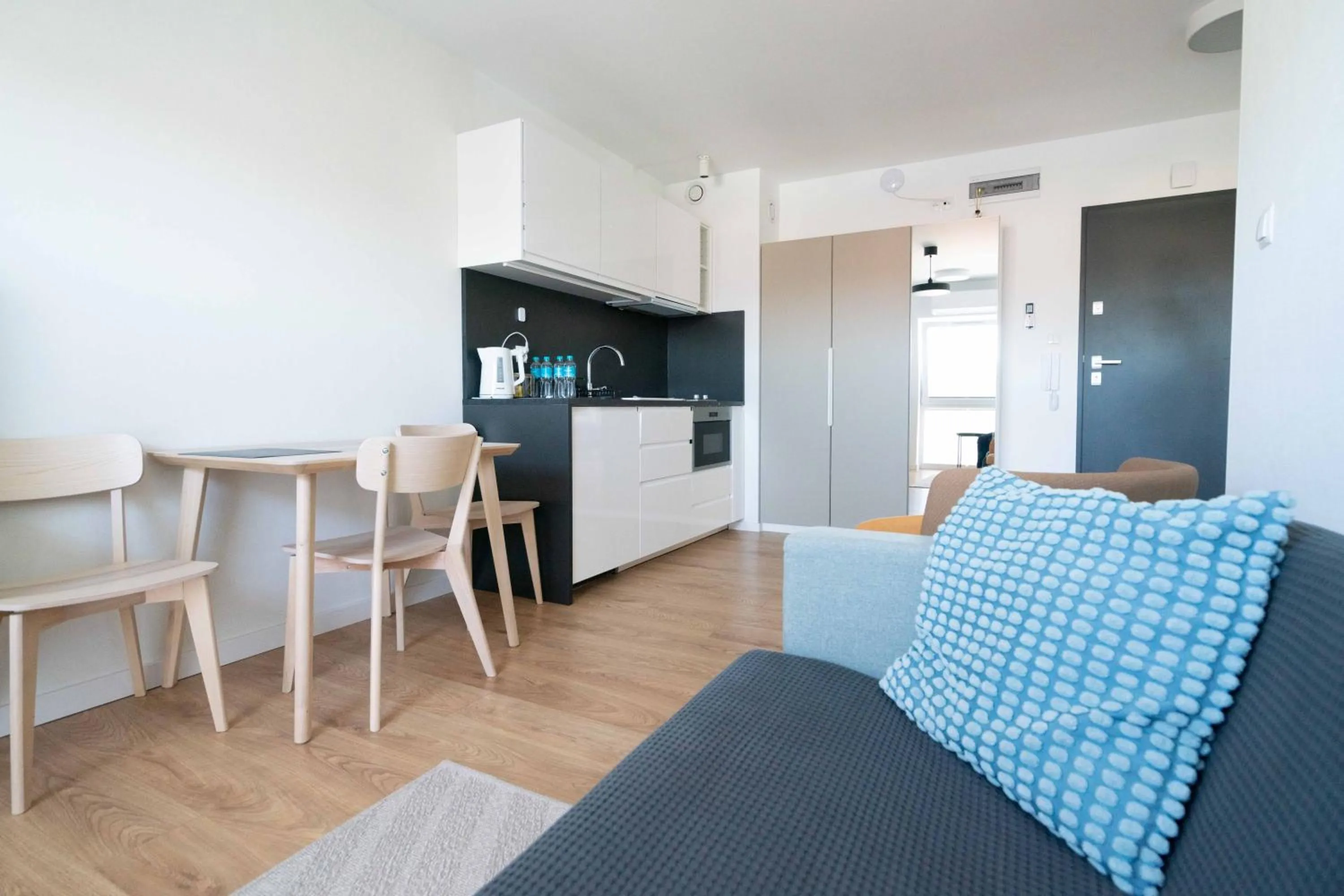 Kitchen or kitchenette in Aparthotel Weissa 7