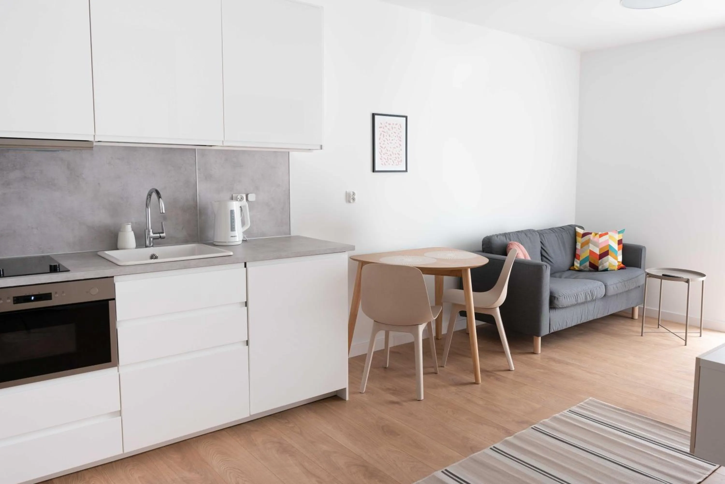 Kitchen or kitchenette in Aparthotel Weissa 7