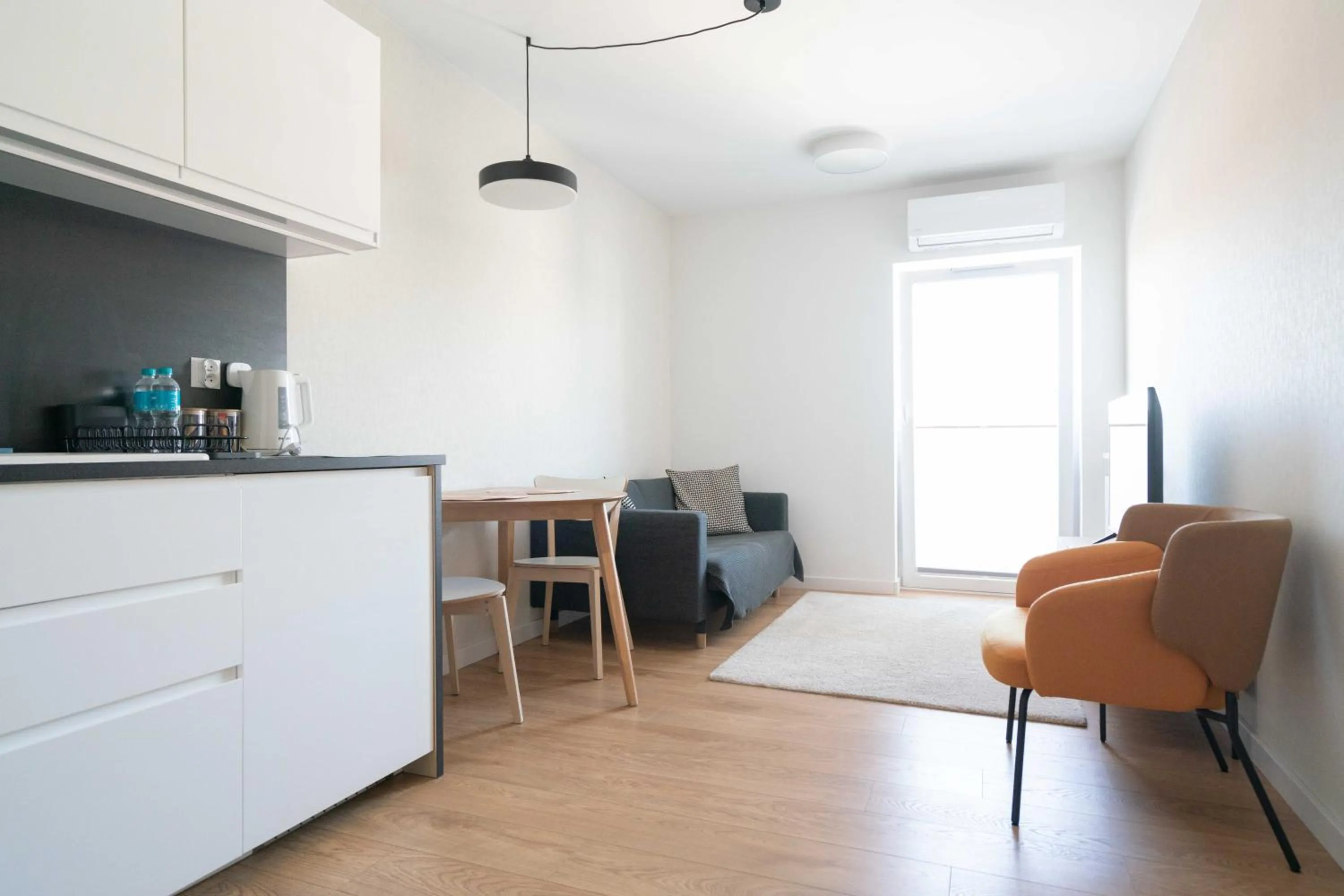 Kitchen or kitchenette in Aparthotel Weissa 7