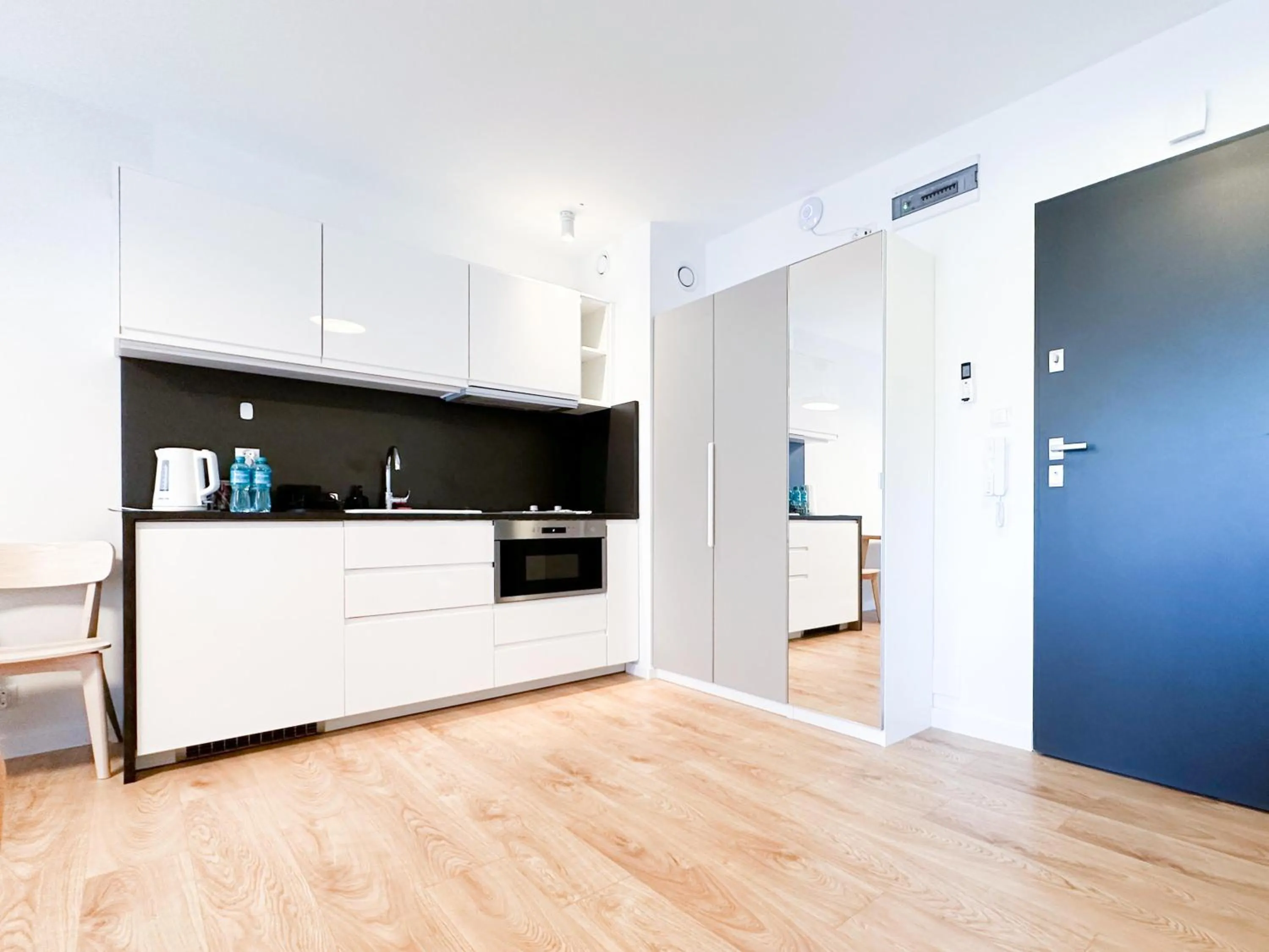 Kitchen or kitchenette in Aparthotel Weissa 7