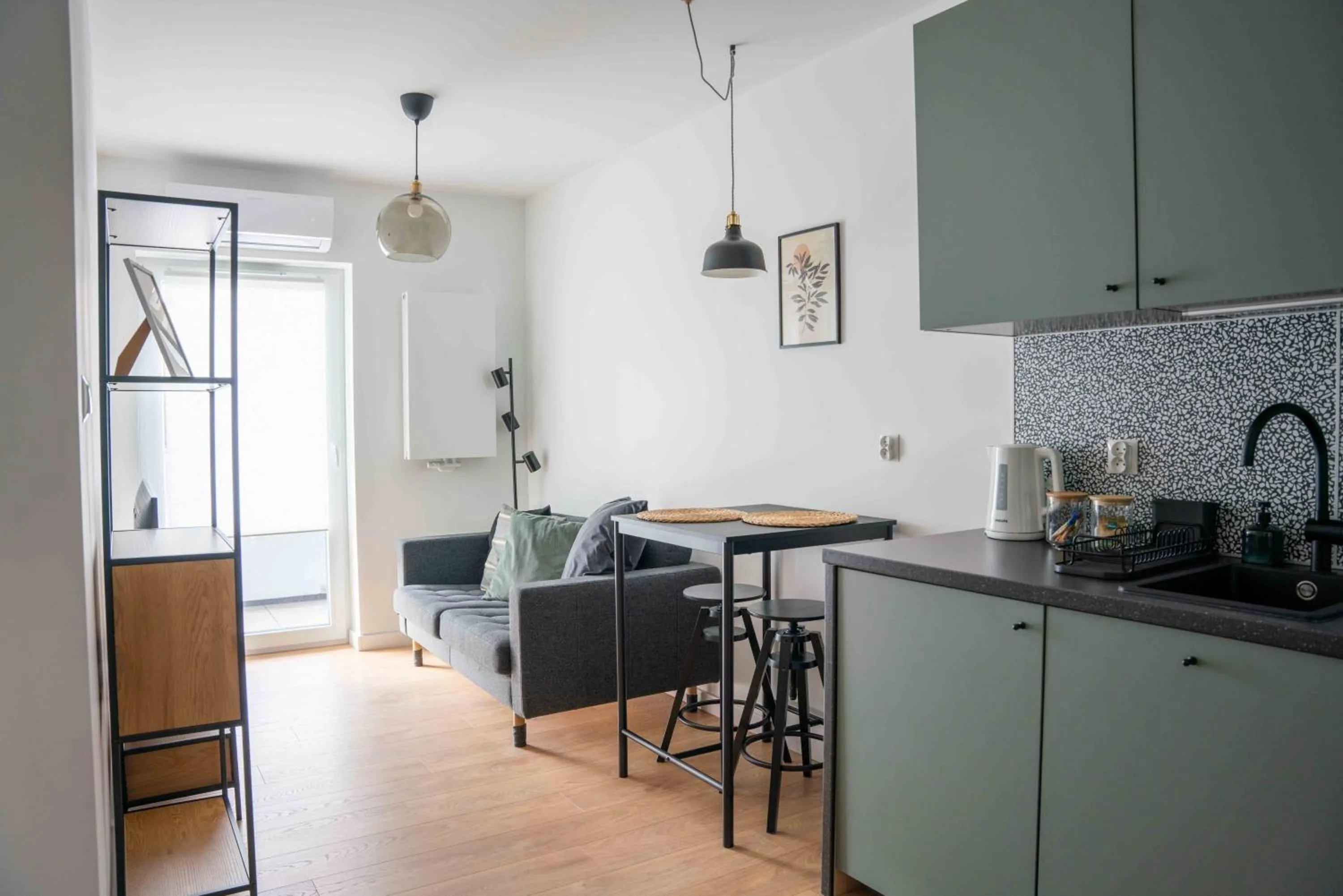 Kitchen or kitchenette in Aparthotel Weissa 7