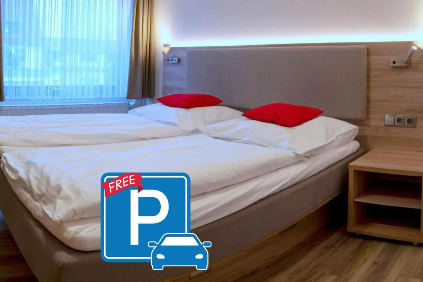 Bed in Hotel am Stern Uelzen - KOSTENLOS PARKEN -