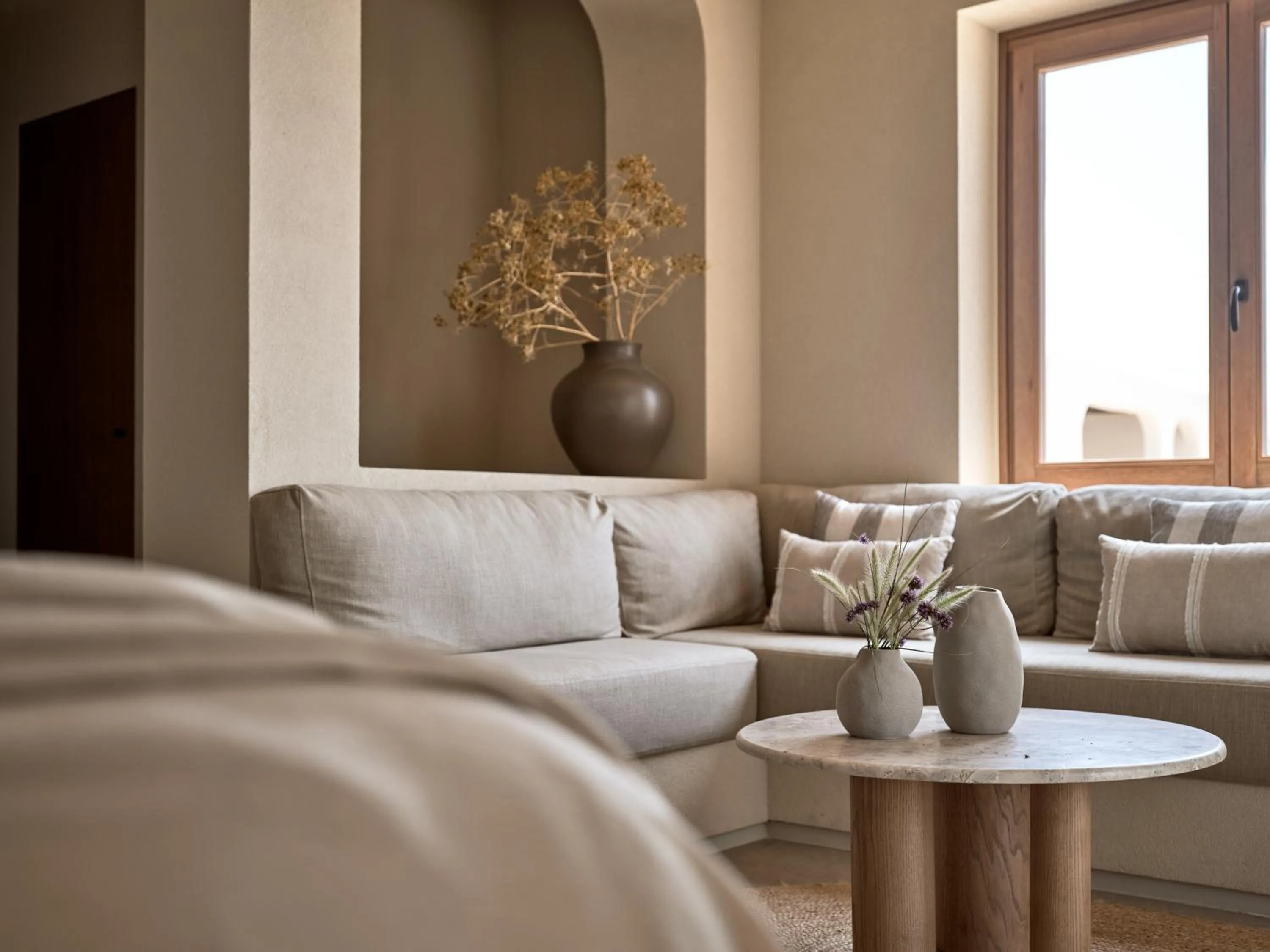 Seating area in Domes Noruz Mykonos