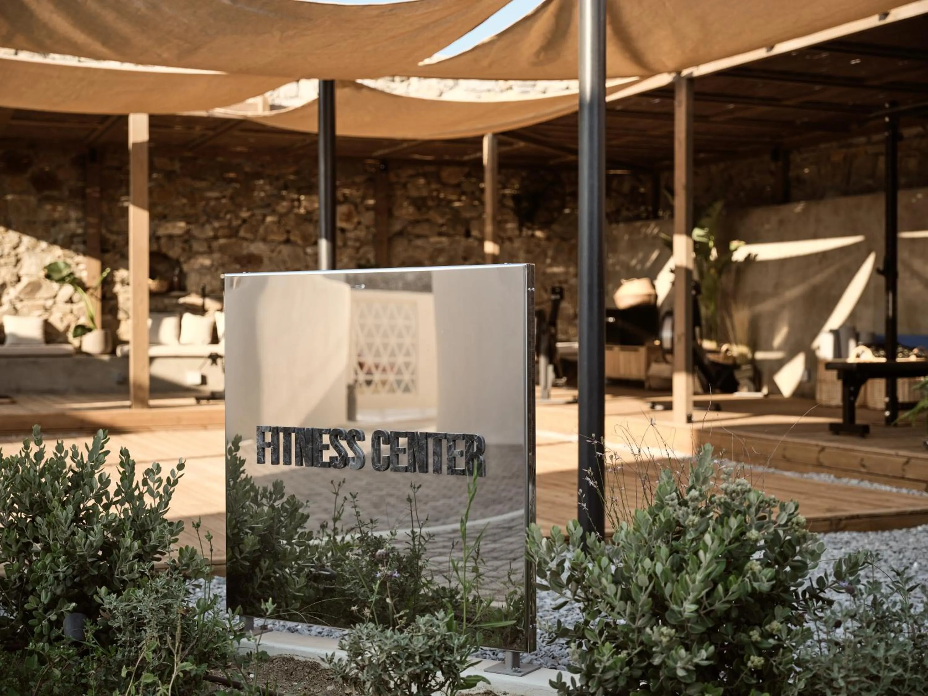 Fitness centre/facilities in Domes Noruz Mykonos