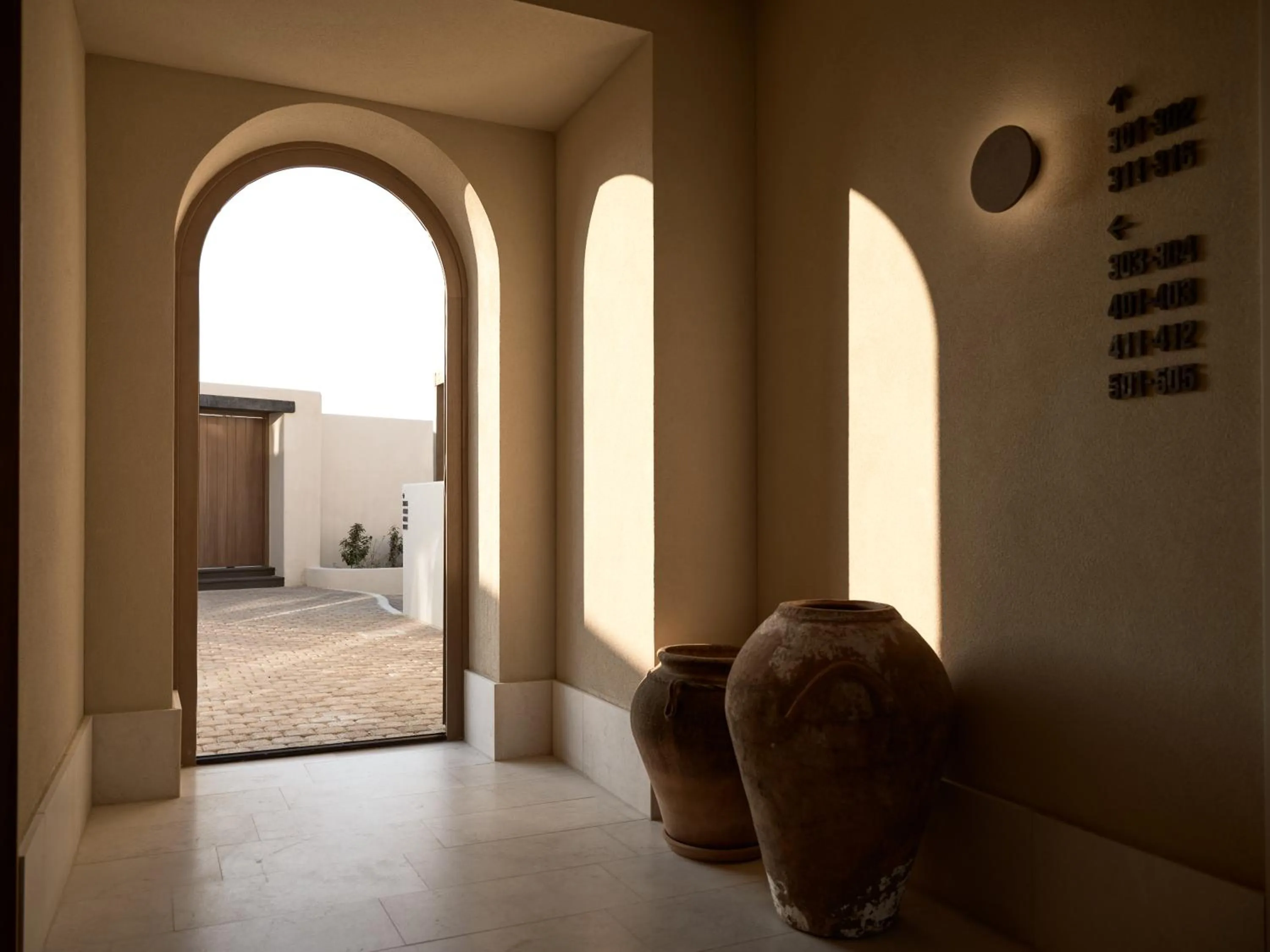 Facade/entrance in Domes Noruz Mykonos