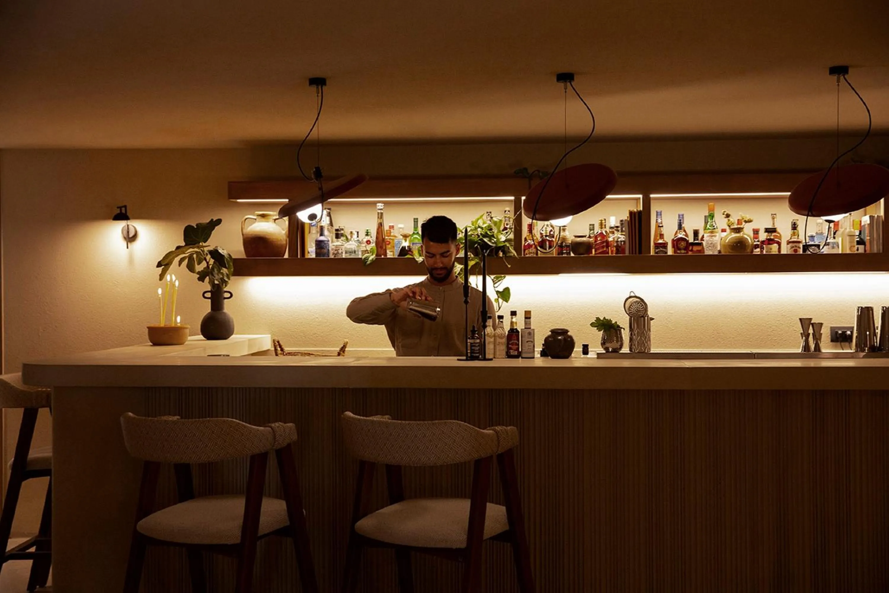 Lounge or bar in Domes Noruz Mykonos