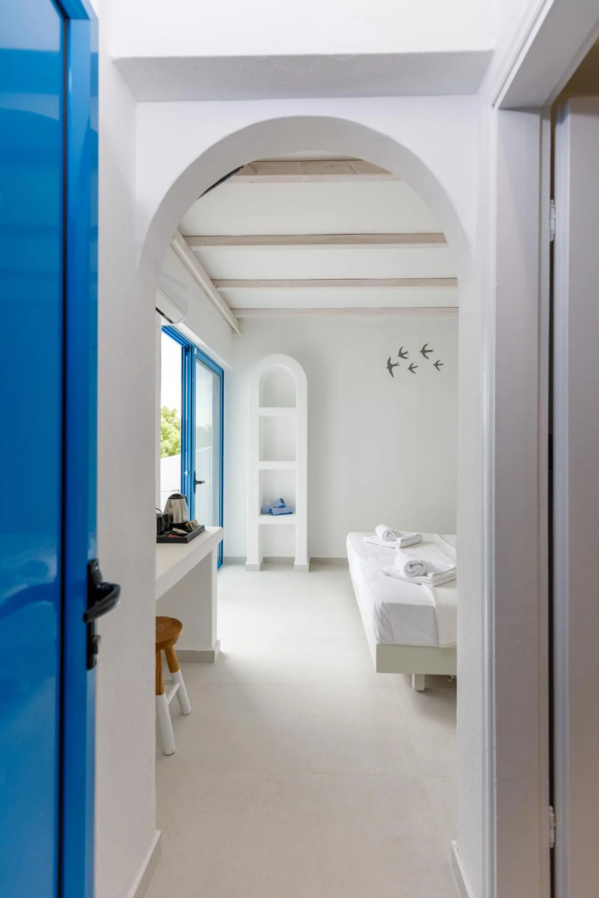 Bedroom, Bed in Hotel Nathalie