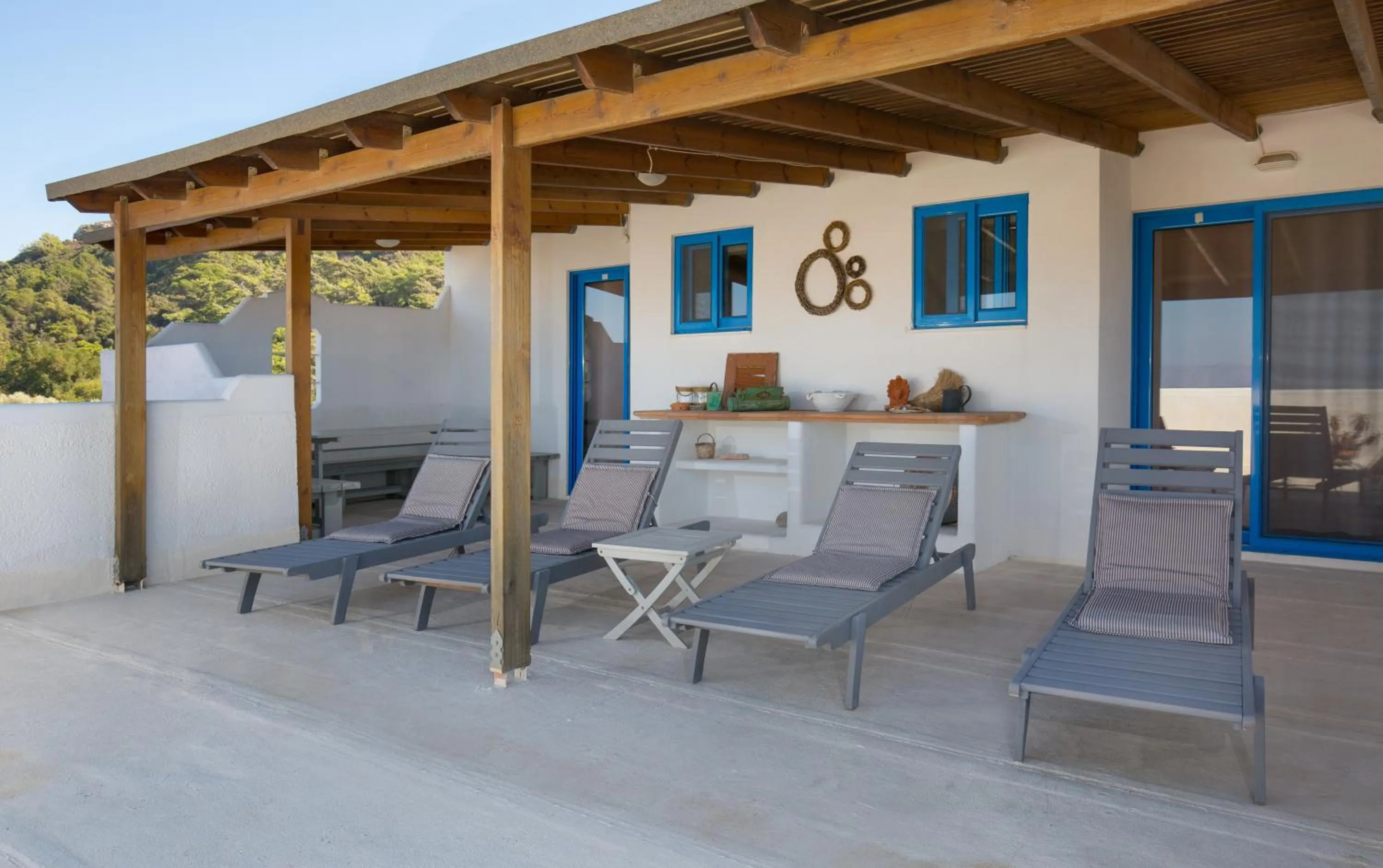 Patio in Hotel Nathalie