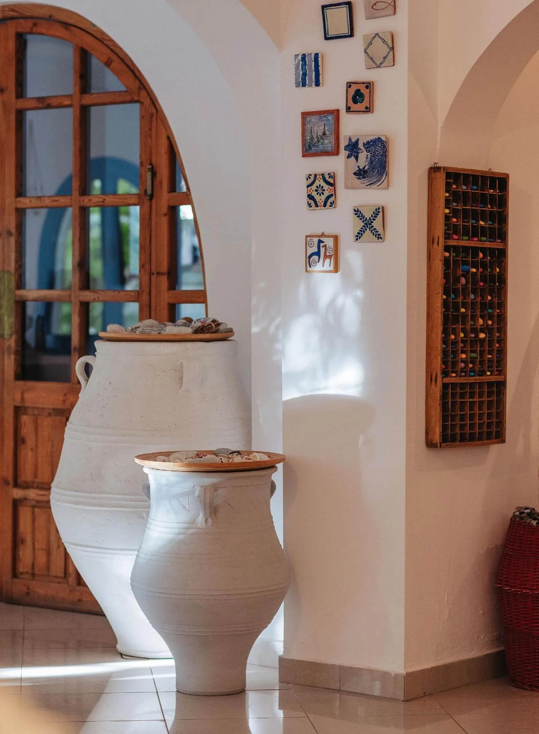 Lobby or reception in Hotel Nathalie