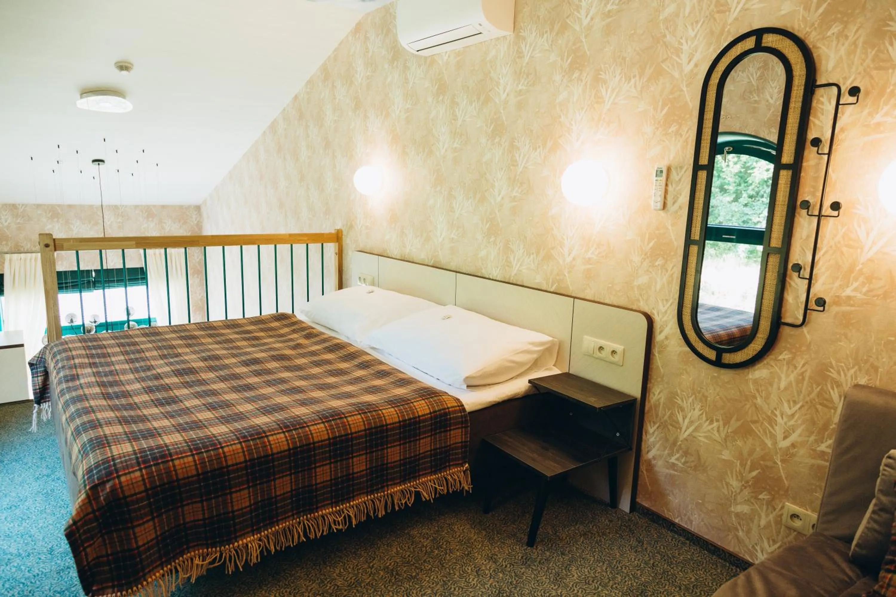 Bed in Hotel Vodník