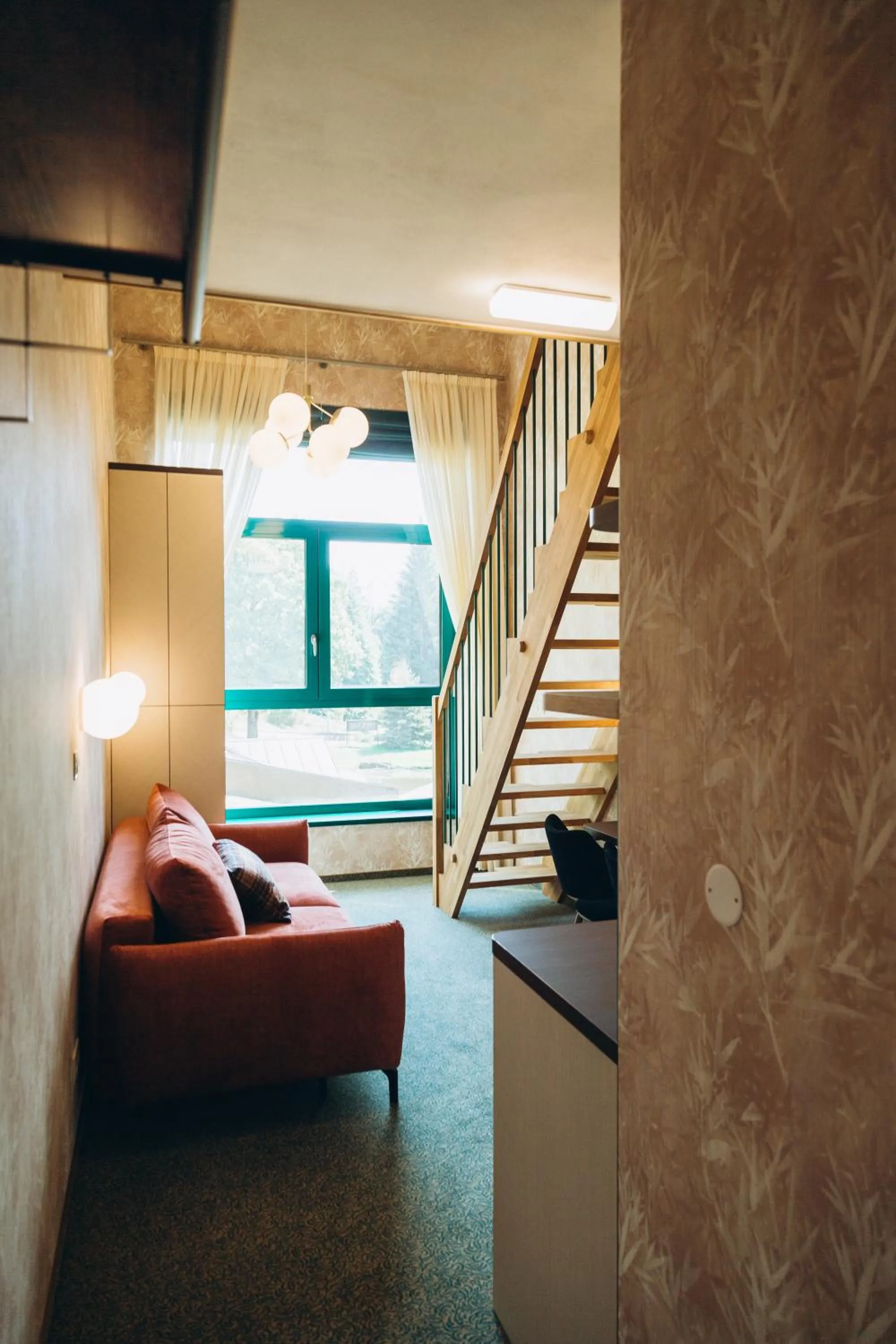 Seating area in Hotel Vodník