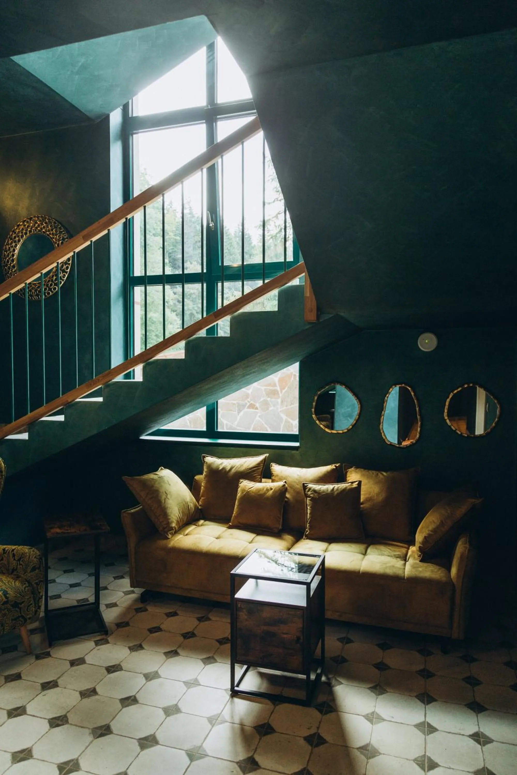 Seating area in Hotel Vodník