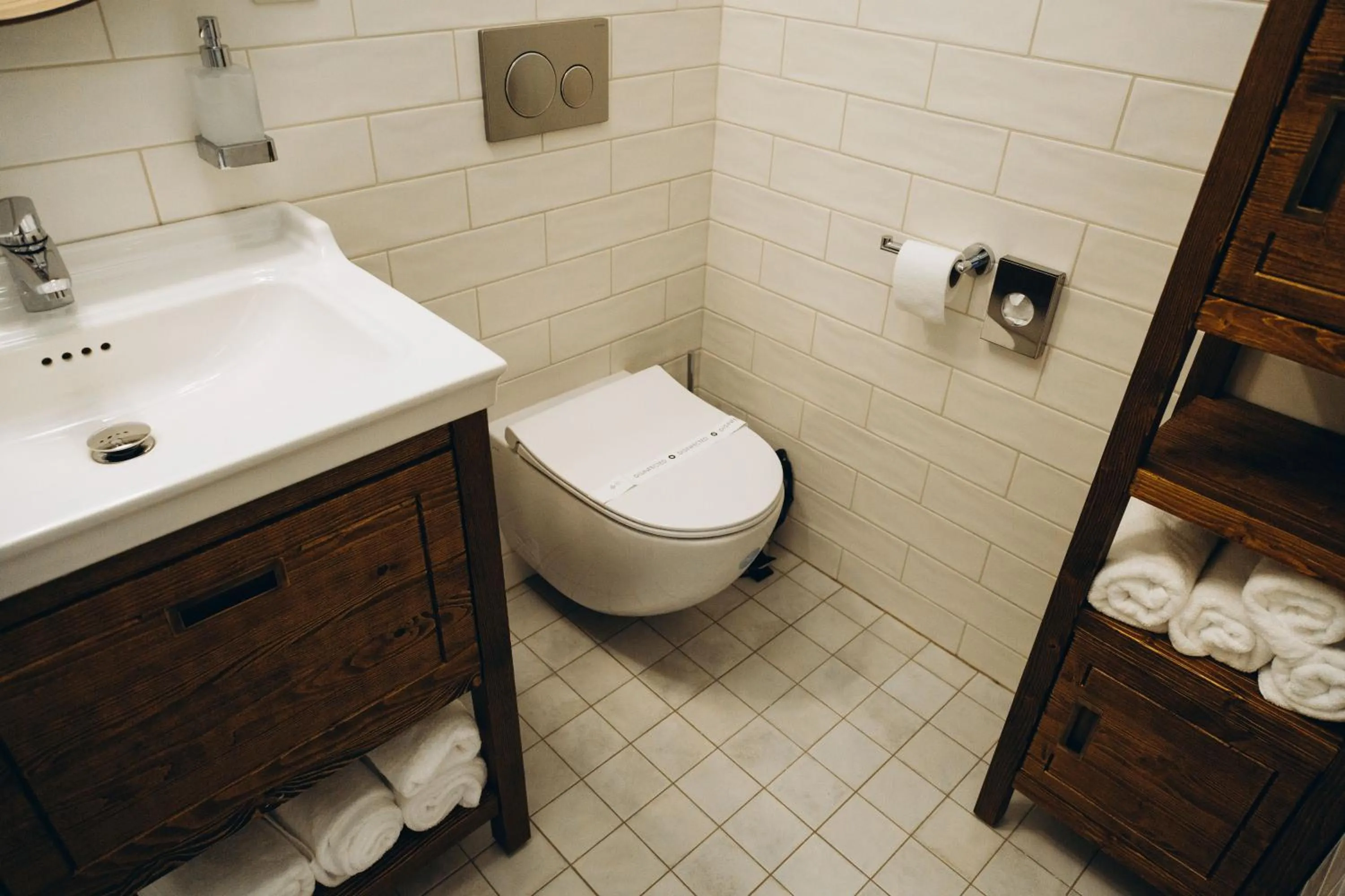 Toilet in Hotel Vodník