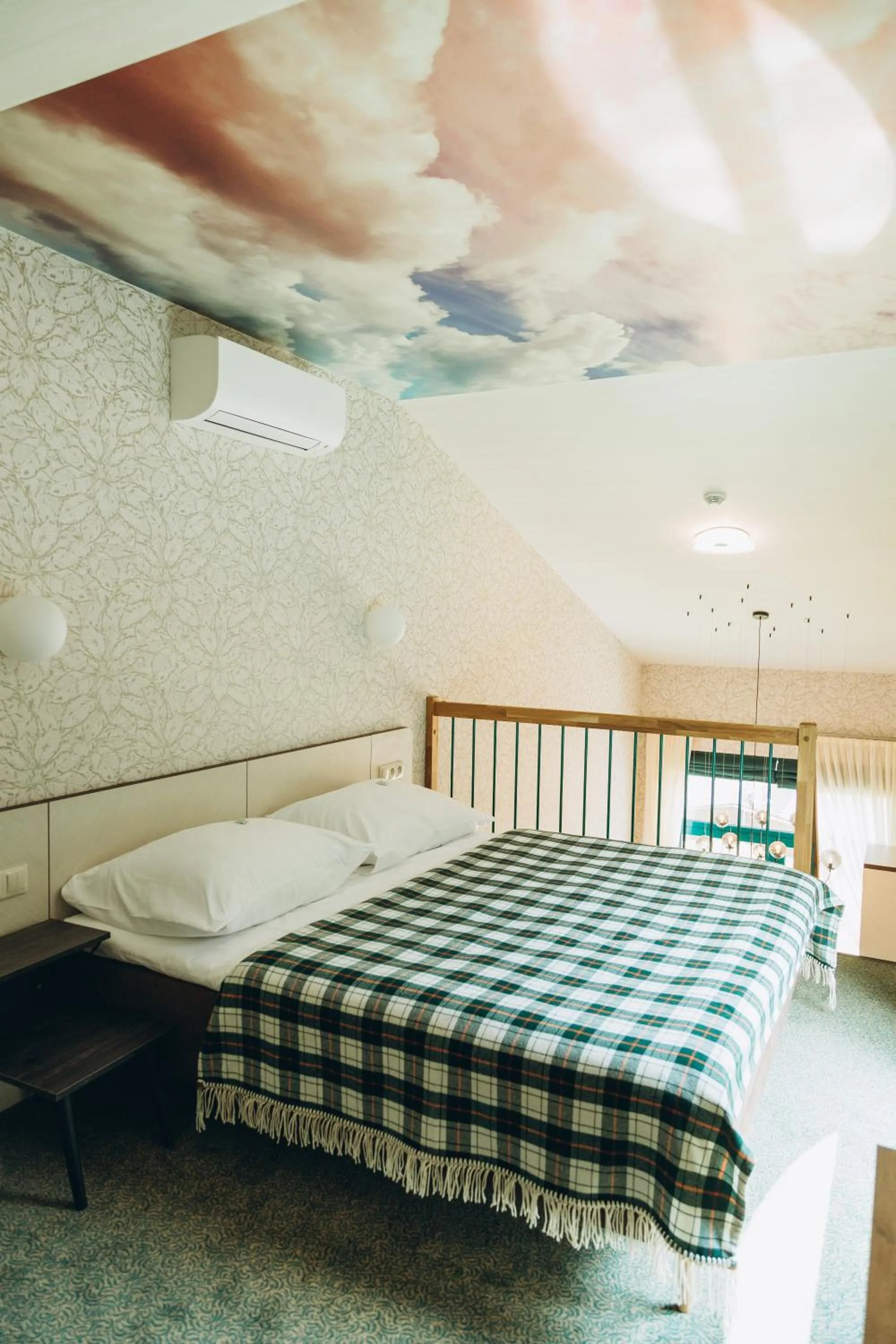 Bed in Hotel Vodník