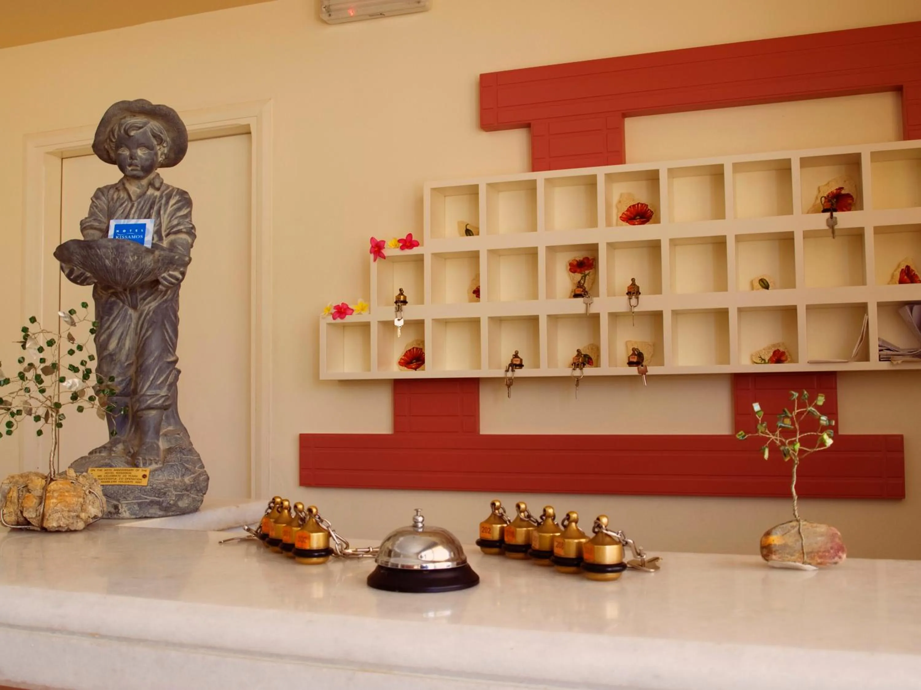 Lobby or reception in Kissamos Hotel