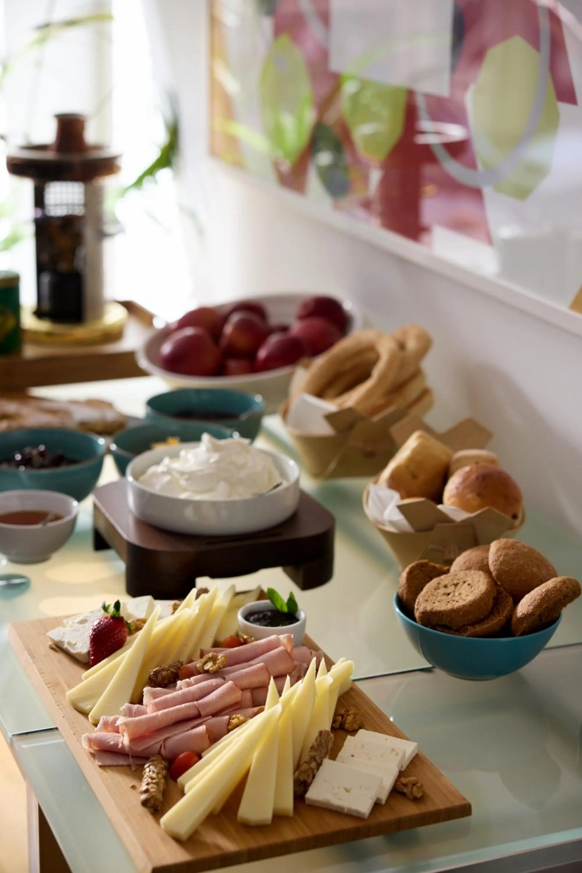 Buffet breakfast in Domotel Olympia