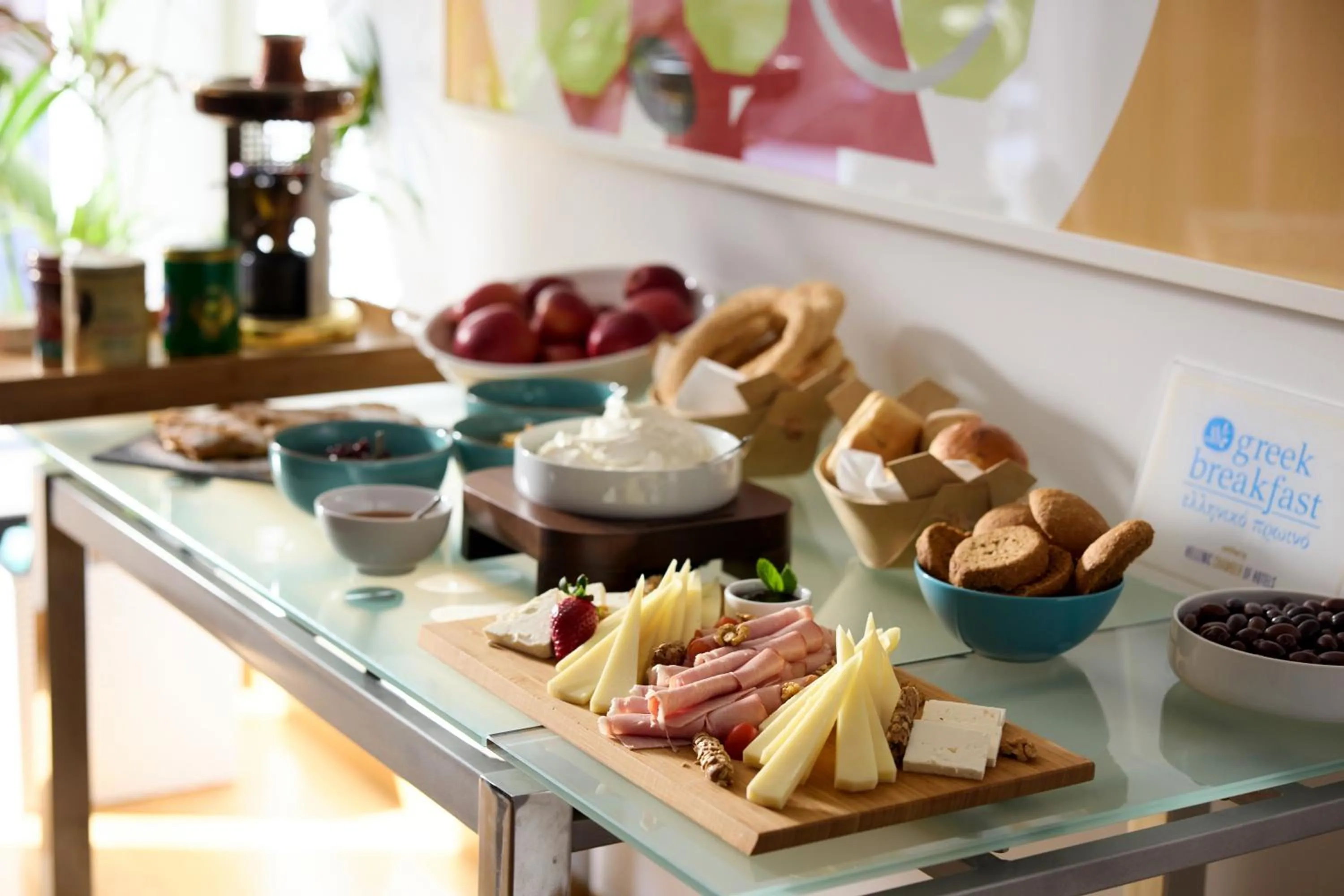 Buffet breakfast in Domotel Olympia