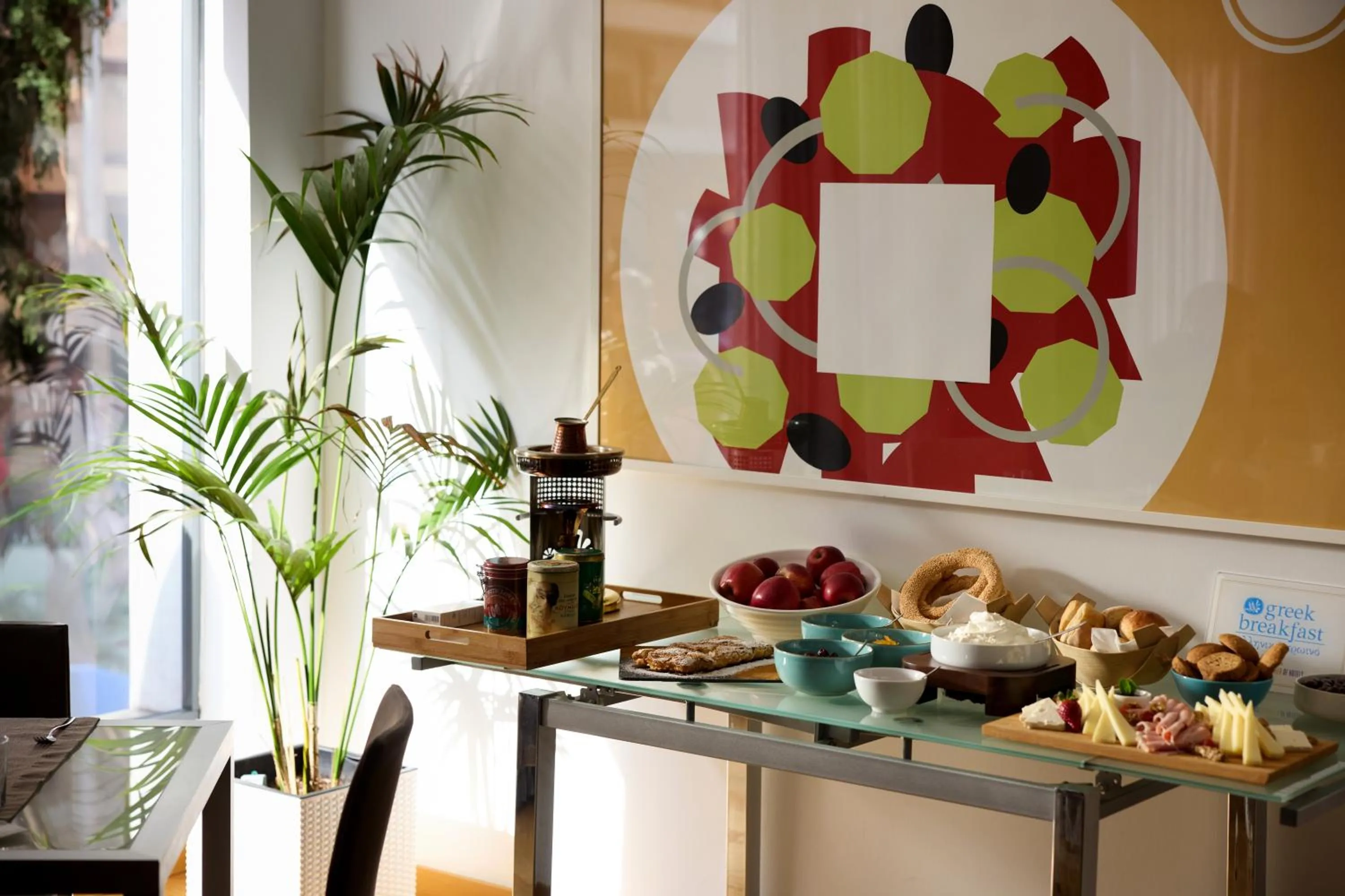 Buffet breakfast in Domotel Olympia