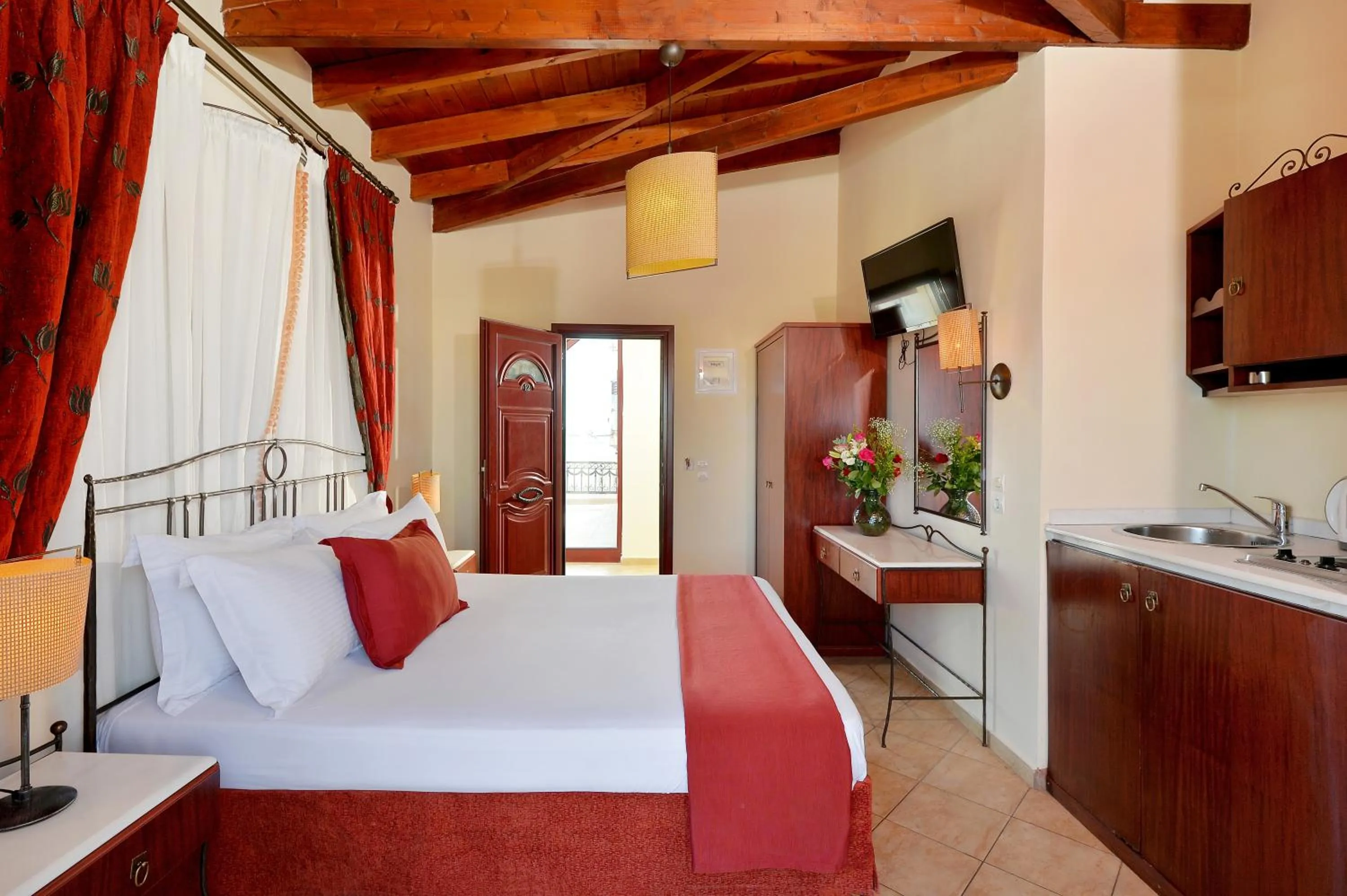 Bed in Agistri Hotel