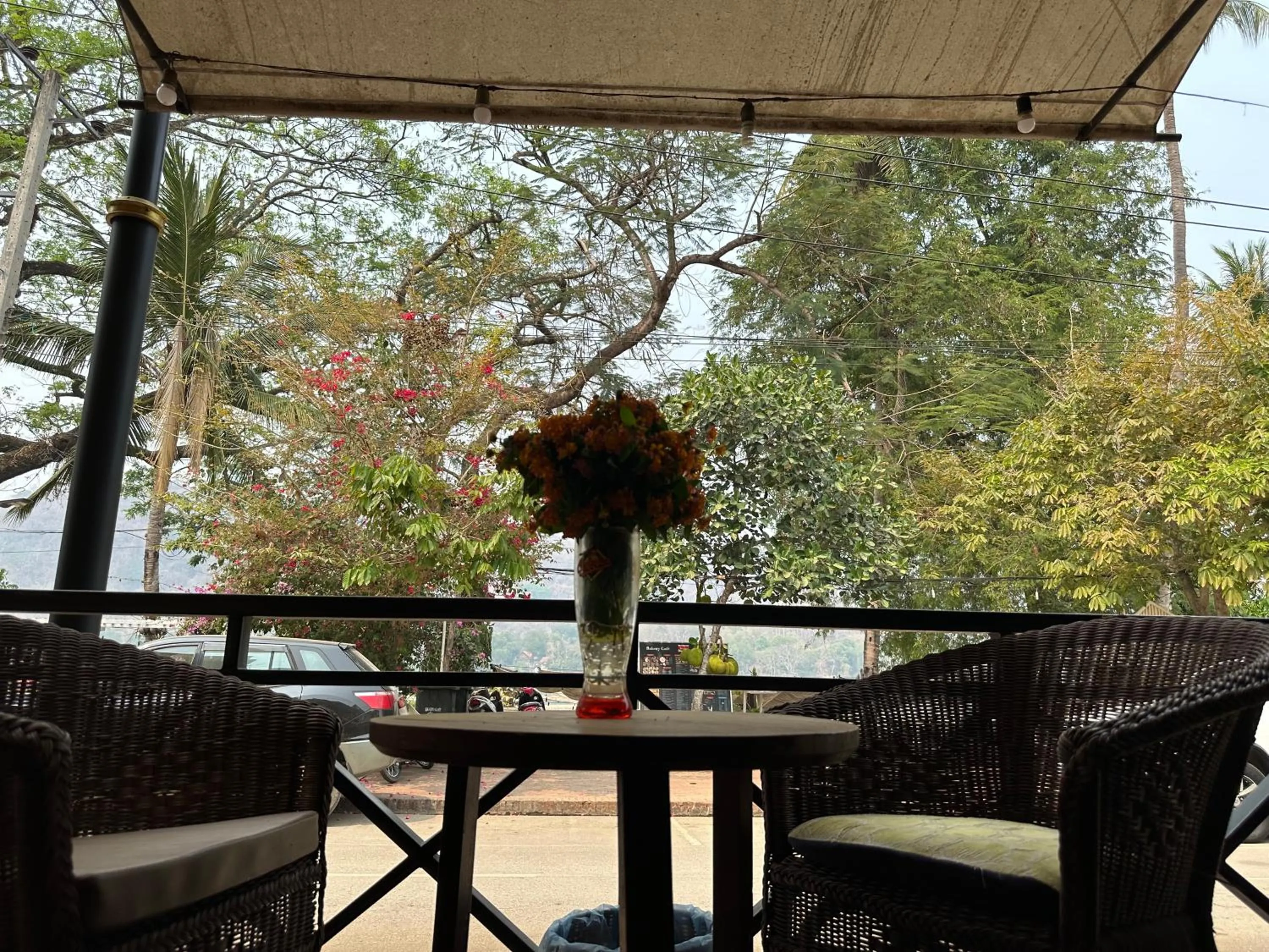 Patio in Villa Alounsavath Mekong Riverside