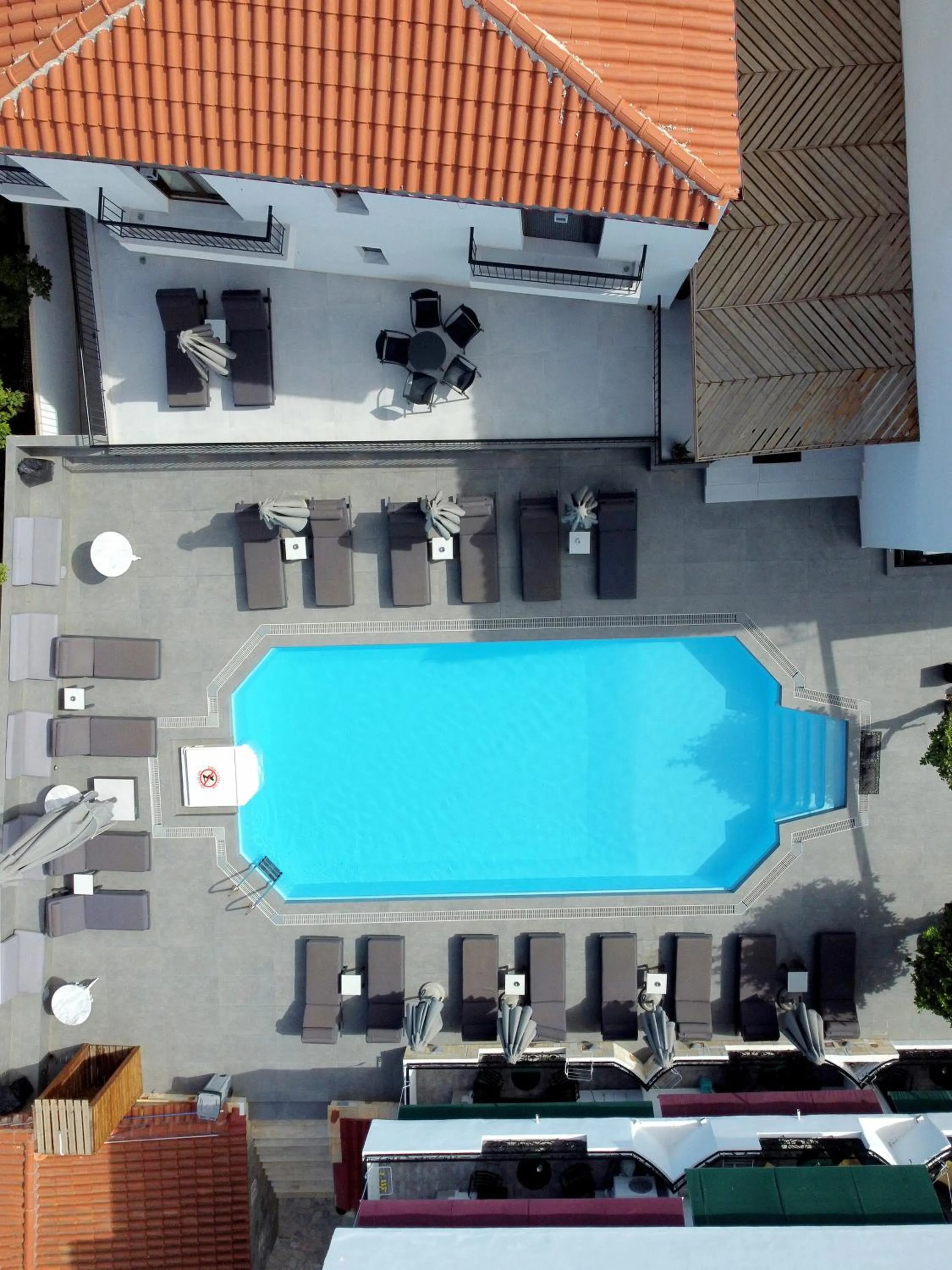 Bird's eye view in Yianna Hotel