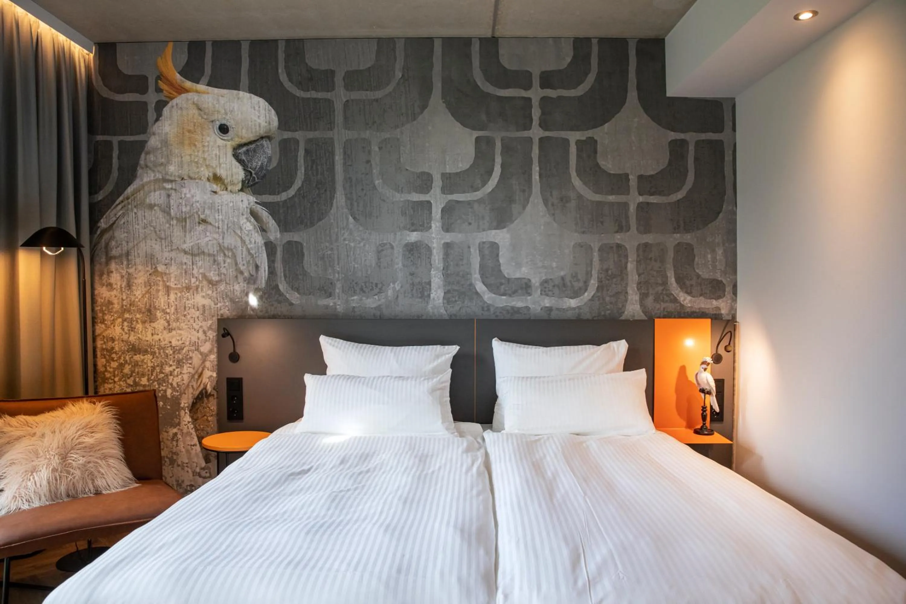 Photo of the whole room, Bed in LOGINN Hotel Waiblingen