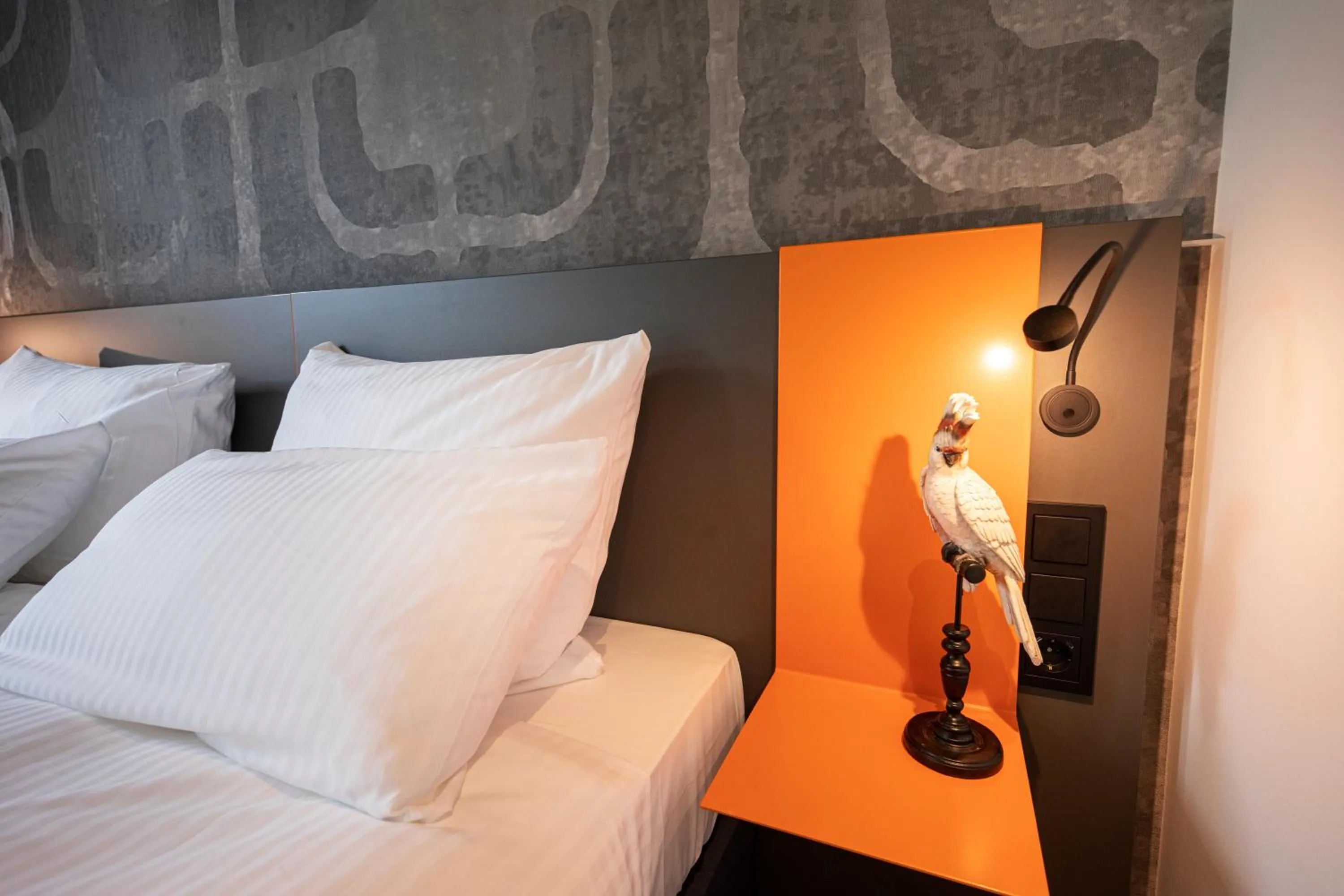 Photo of the whole room, Bed in LOGINN Hotel Waiblingen