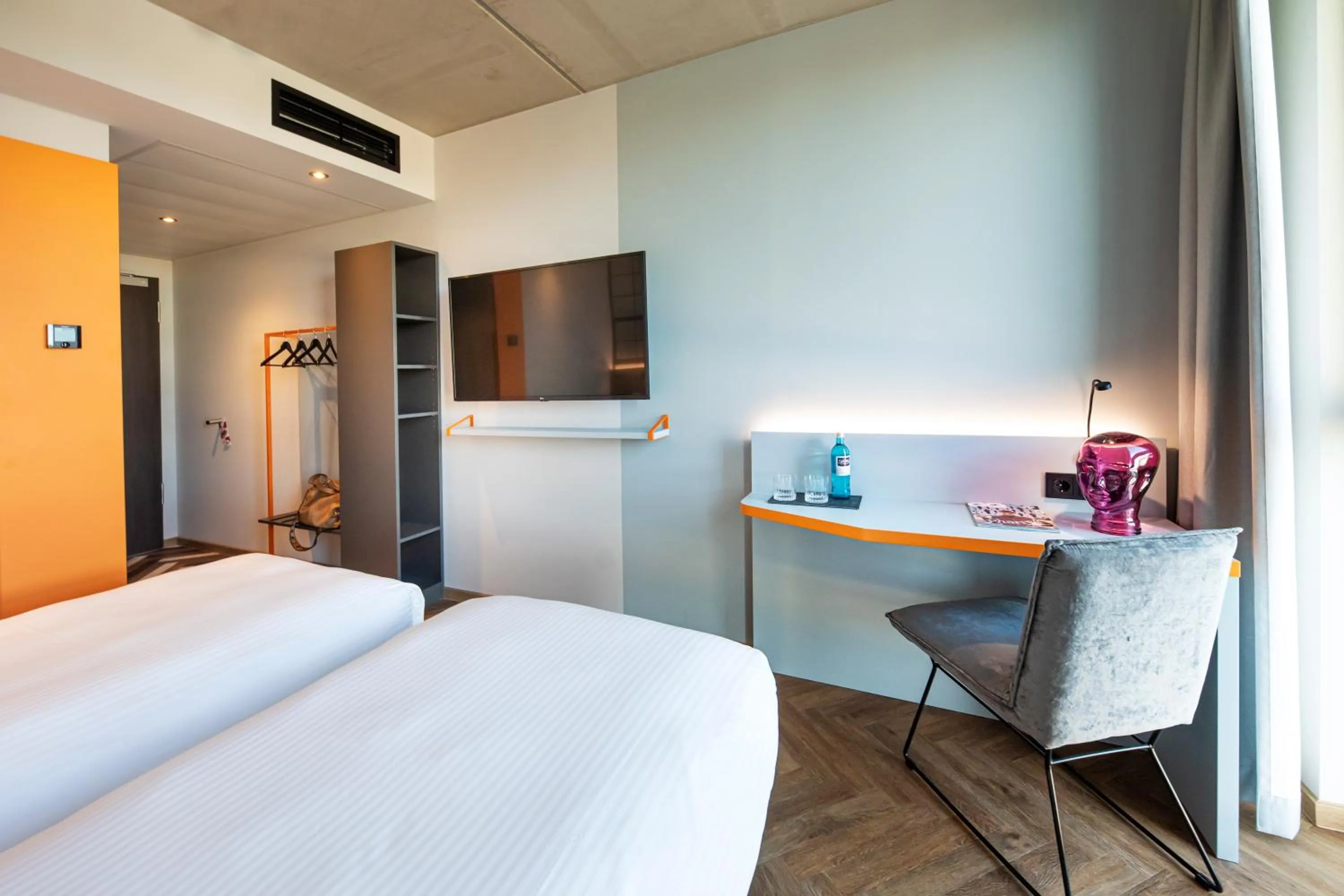 Photo of the whole room, Bed in LOGINN Hotel Waiblingen