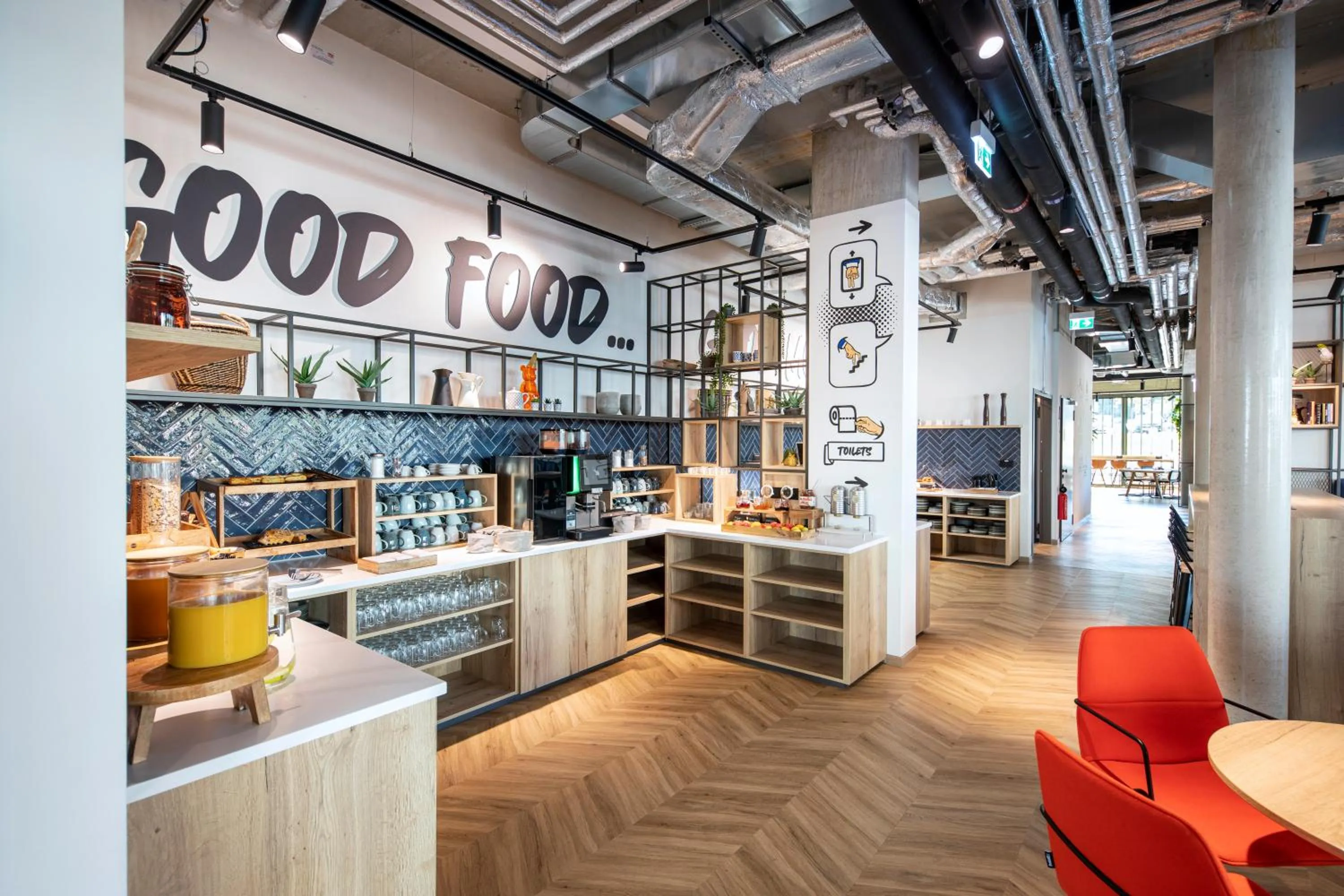 Buffet breakfast in LOGINN Hotel Waiblingen