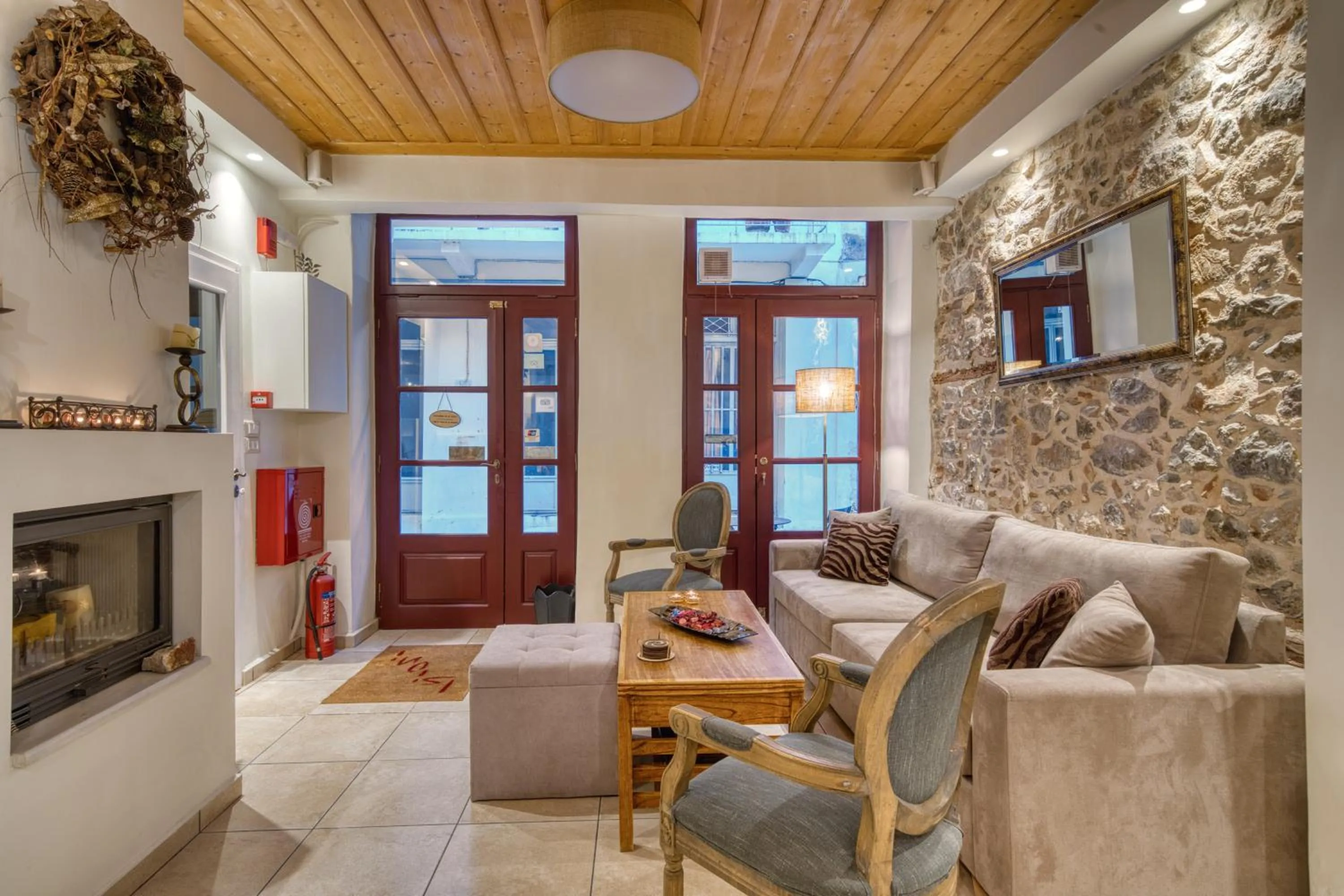 Lobby or reception in Isioni Pension
