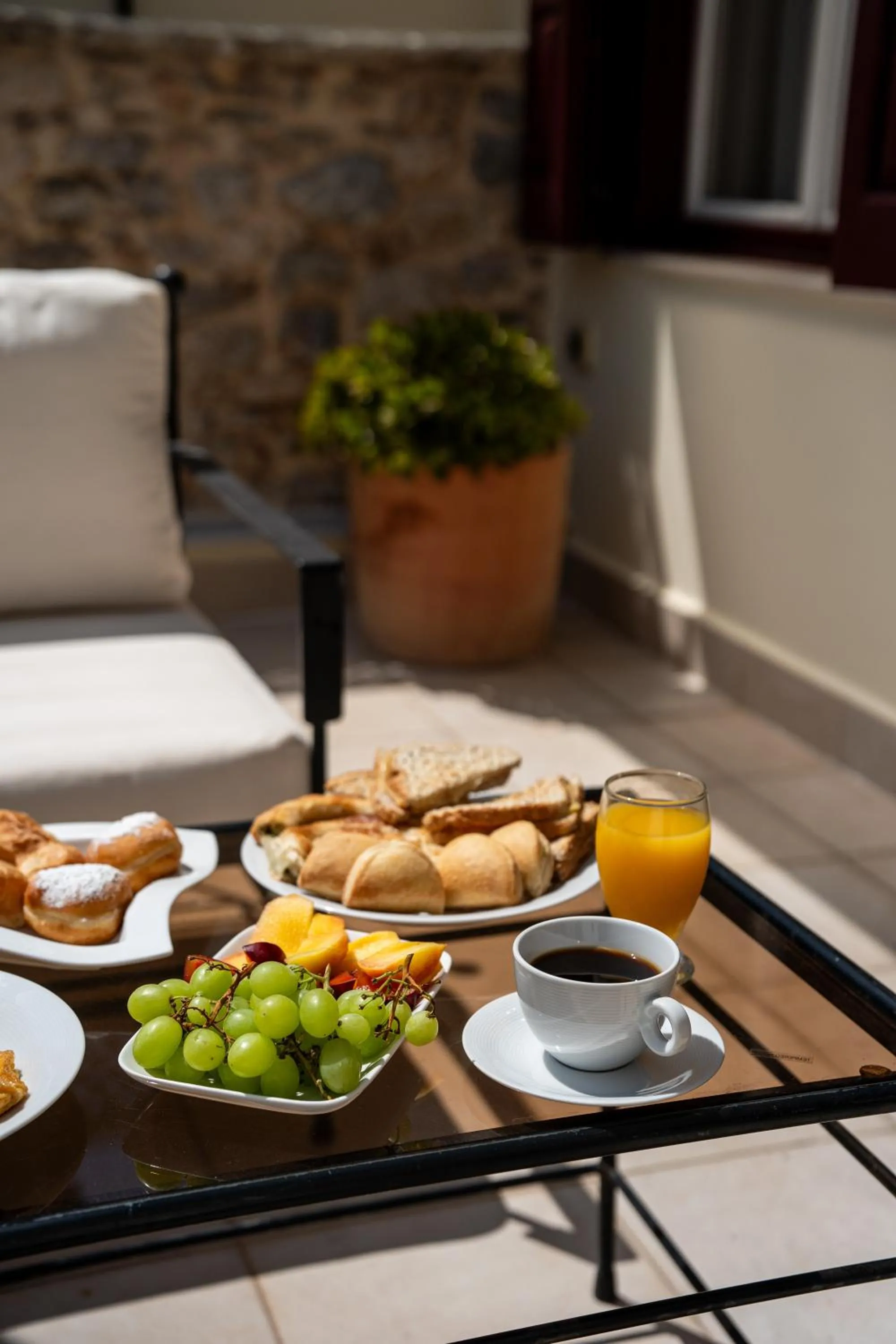 Balcony/Terrace in Isioni Pension