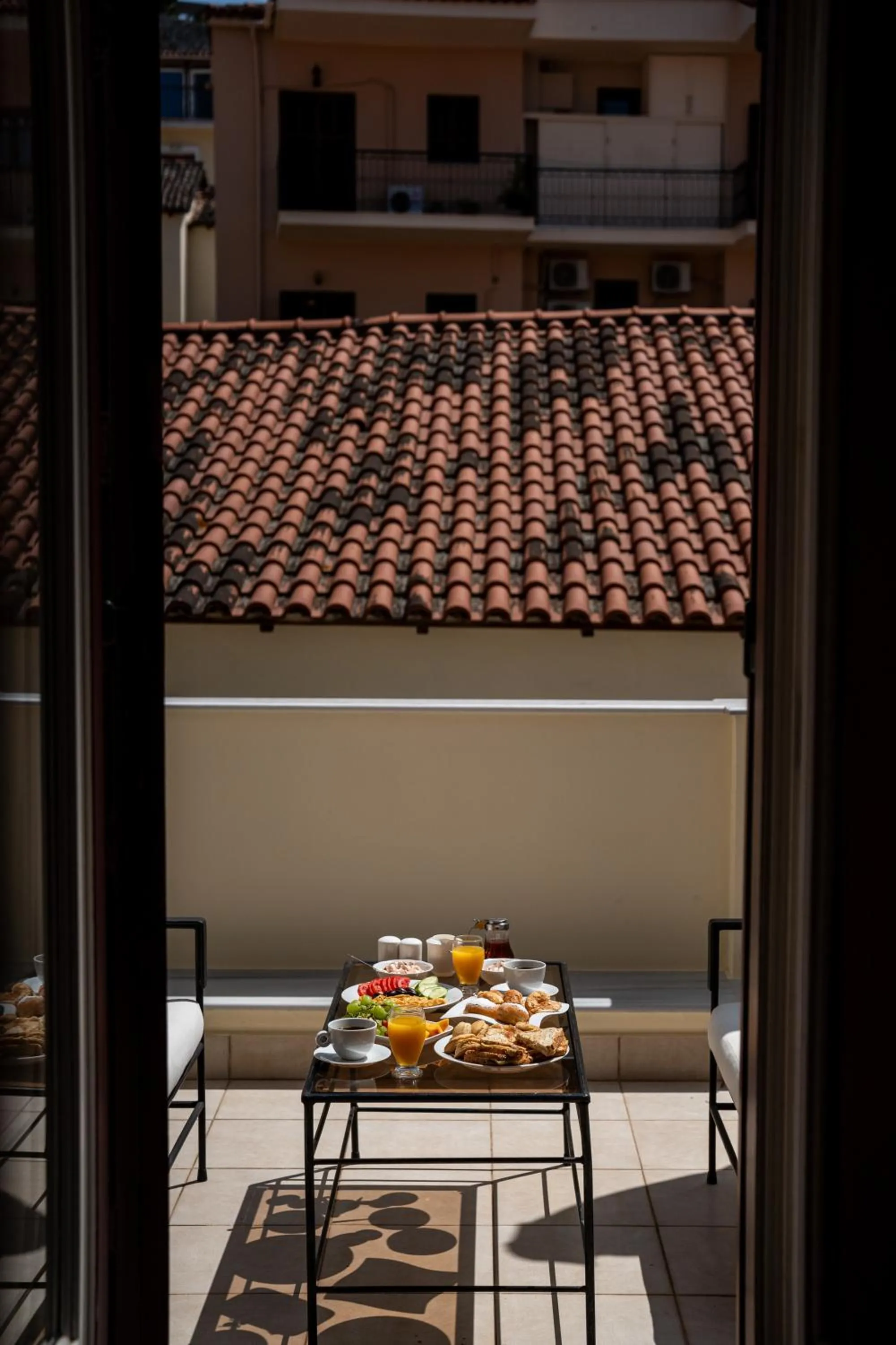 Balcony/Terrace in Isioni Pension