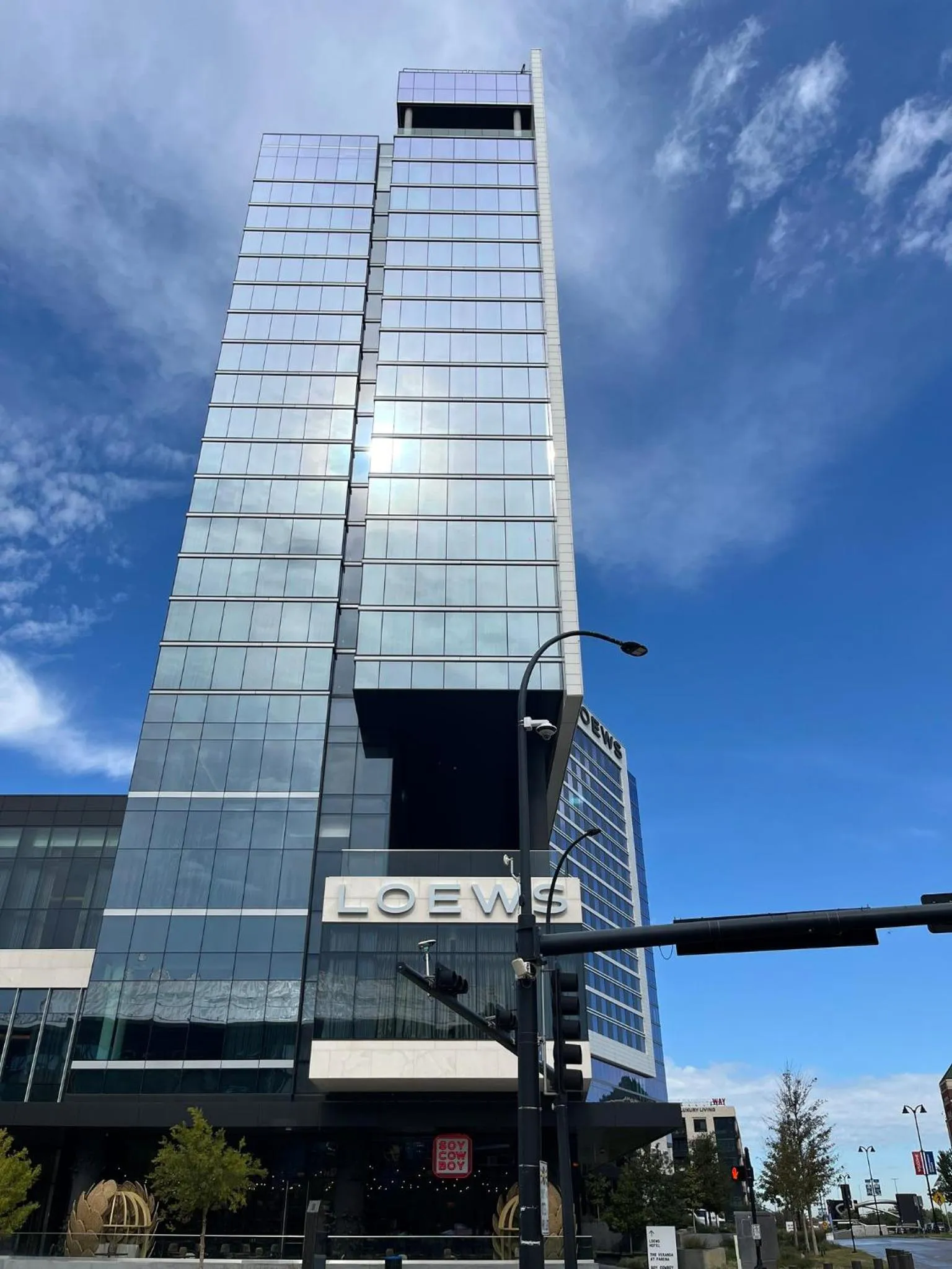 Property building in Loews Arlington Hotel