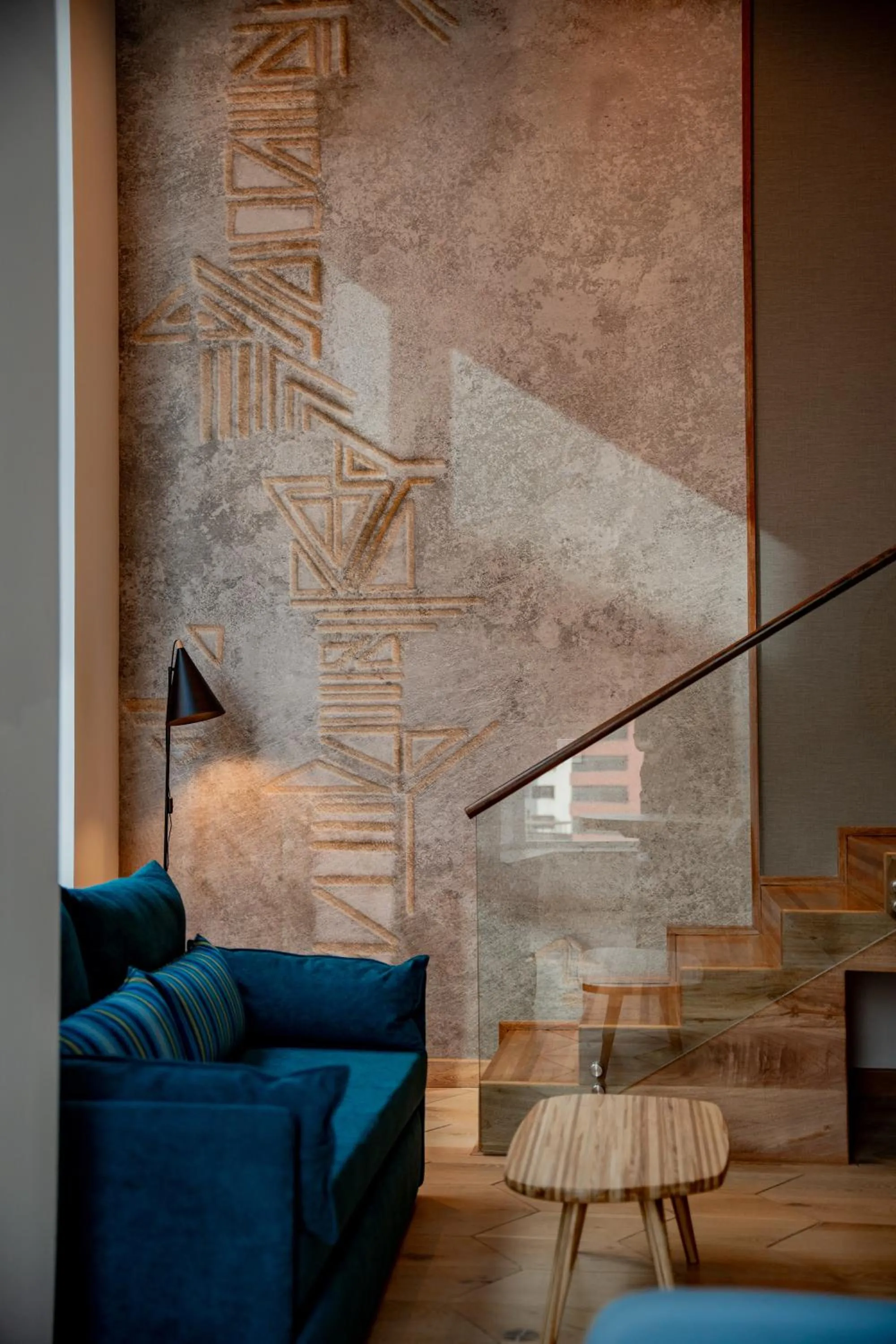 Seating area in GO Quito Hotel