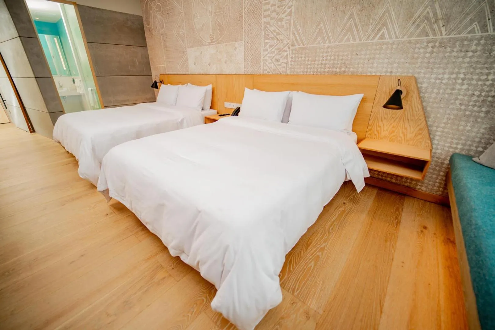 Bed in GO Quito Hotel