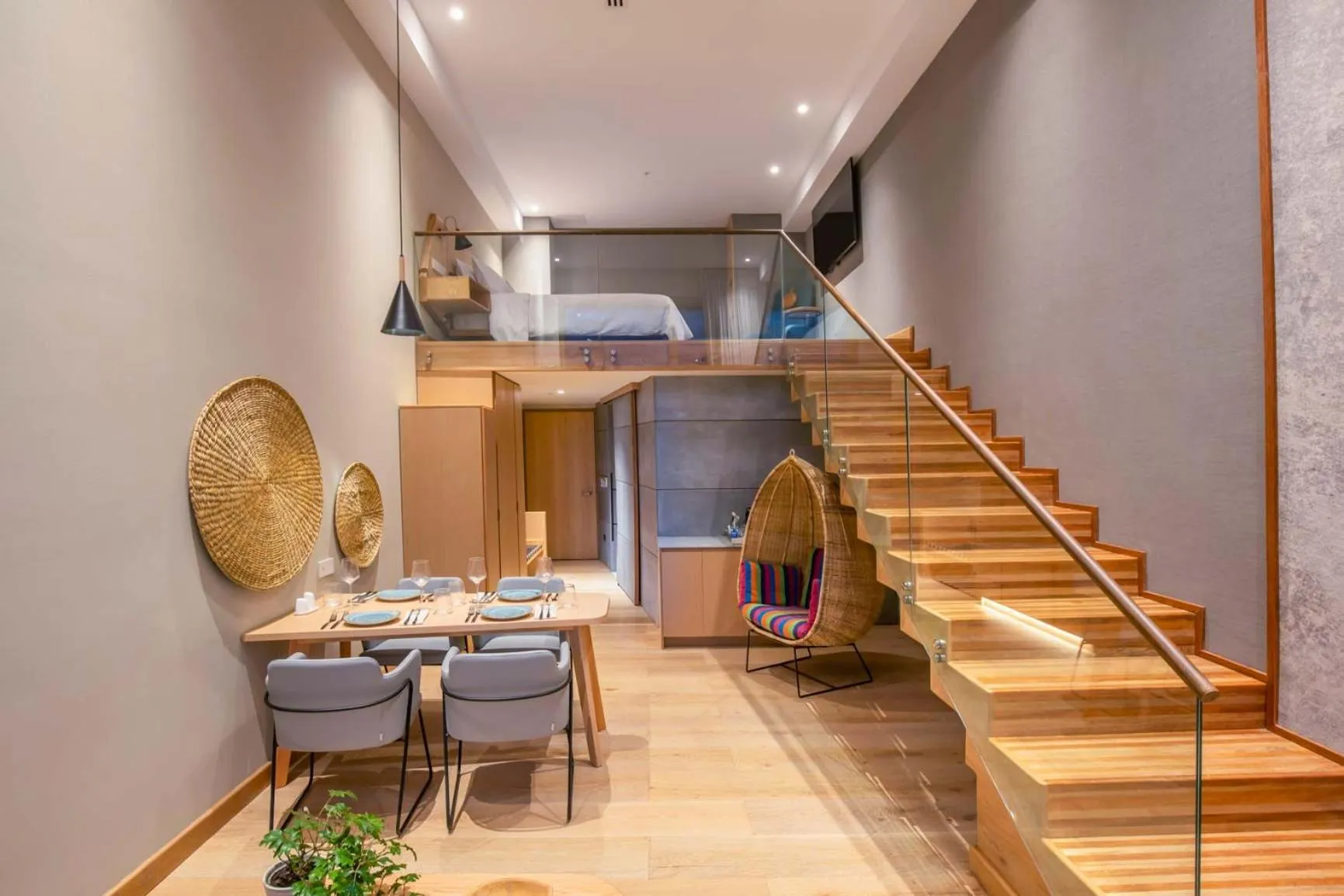 Seating area in GO Quito Hotel