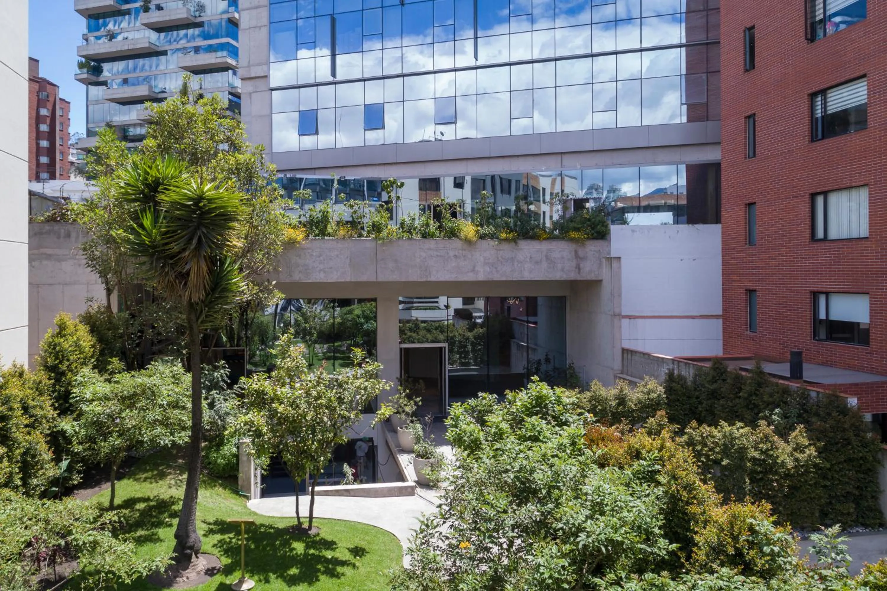 Garden in GO Quito Hotel